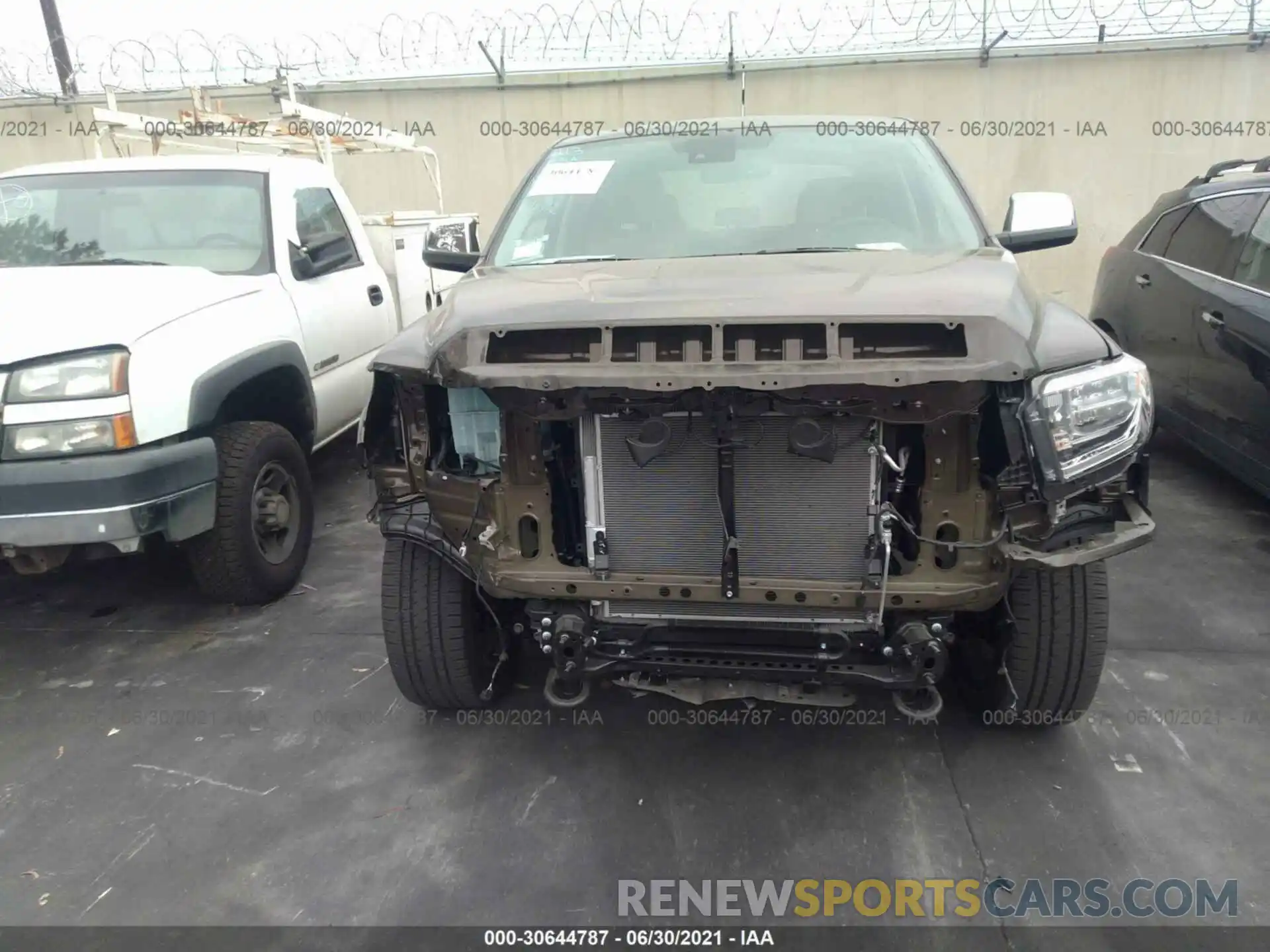 6 Photograph of a damaged car 5TFAY5F13MX957259 TOYOTA TUNDRA 4WD 2021