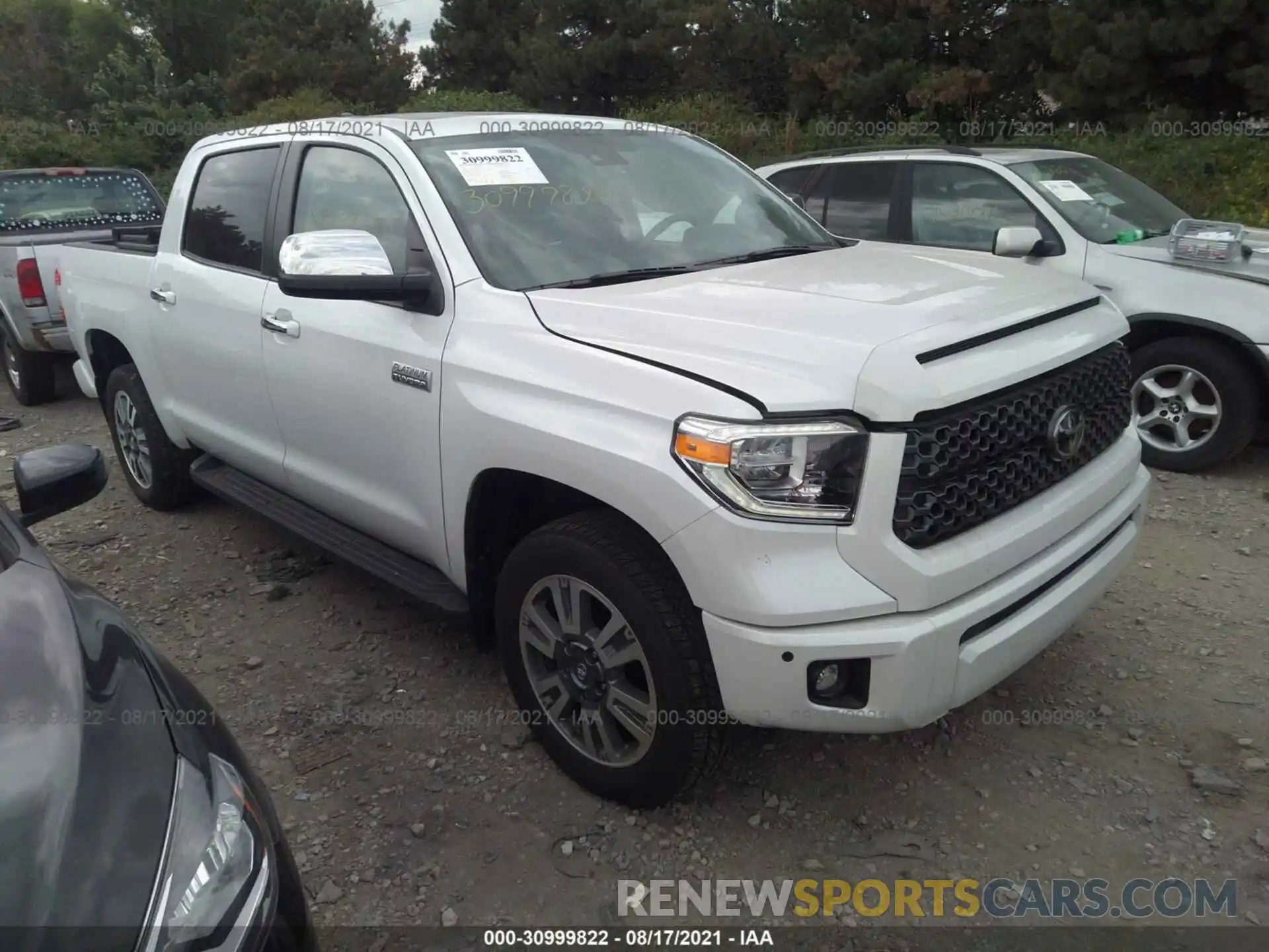 1 Photograph of a damaged car 5TFAY5F13MX969024 TOYOTA TUNDRA 4WD 2021