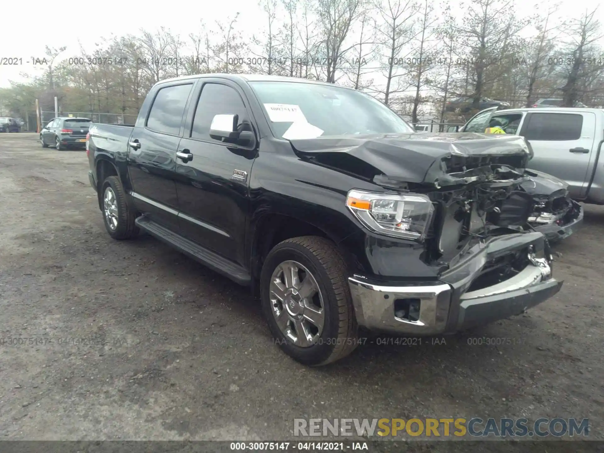 1 Photograph of a damaged car 5TFAY5F13MX974935 TOYOTA TUNDRA 4WD 2021