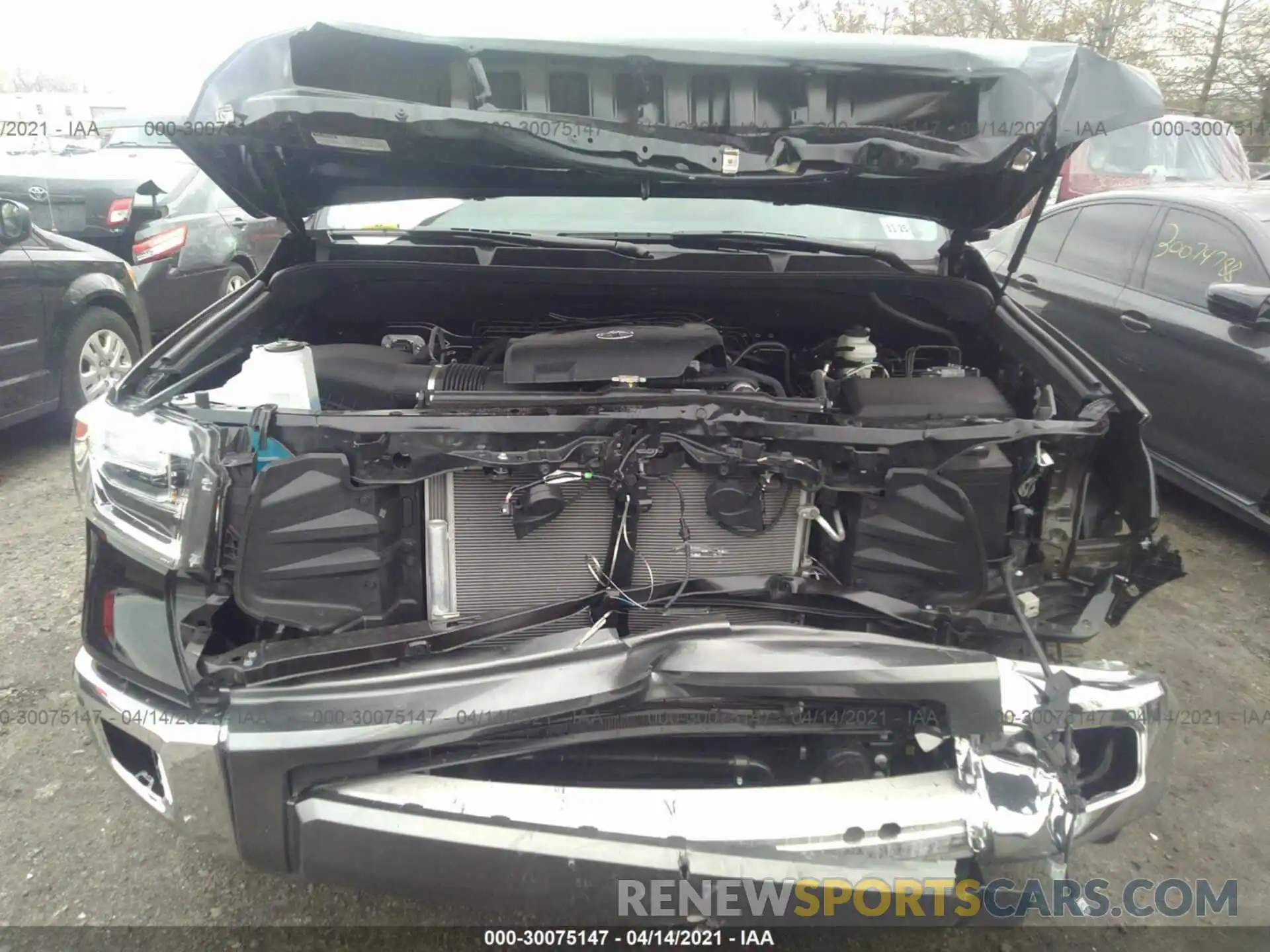 10 Photograph of a damaged car 5TFAY5F13MX974935 TOYOTA TUNDRA 4WD 2021