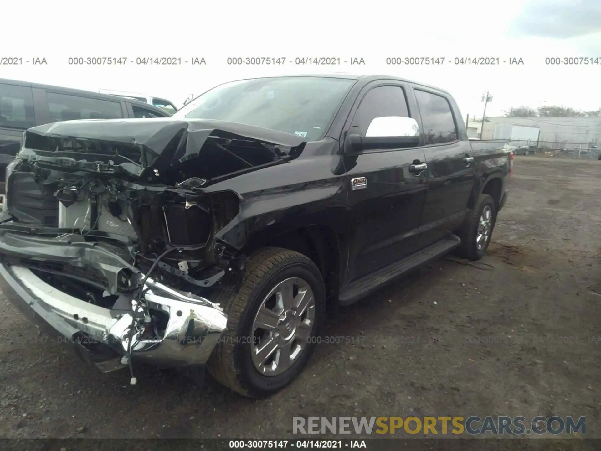 2 Photograph of a damaged car 5TFAY5F13MX974935 TOYOTA TUNDRA 4WD 2021