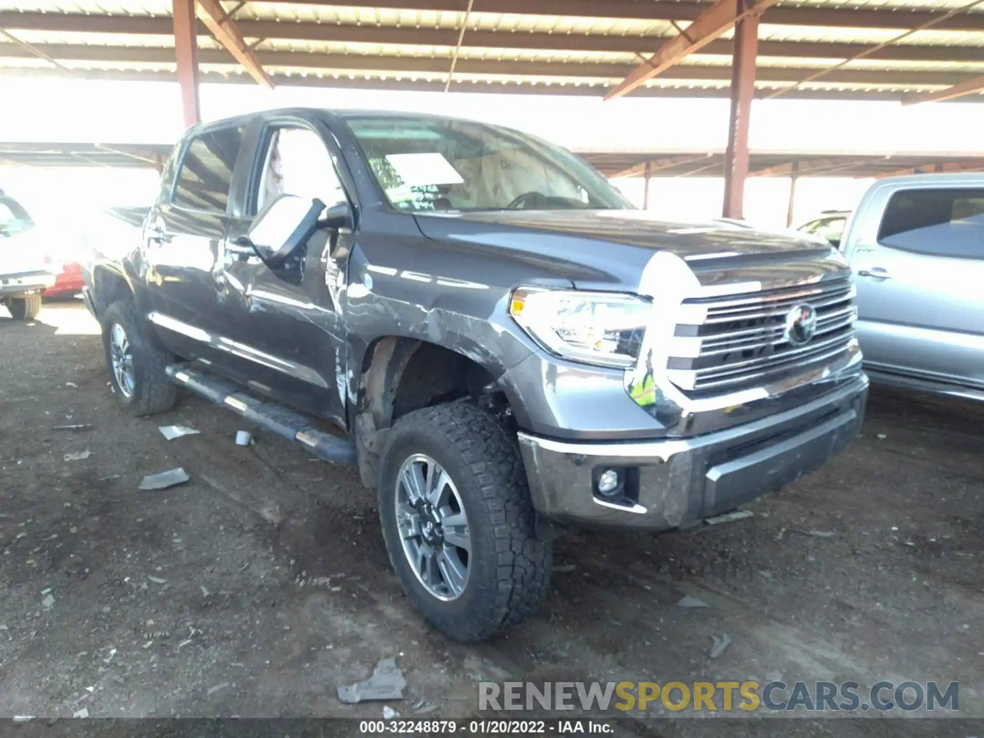 1 Photograph of a damaged car 5TFAY5F14MX022462 TOYOTA TUNDRA 4WD 2021