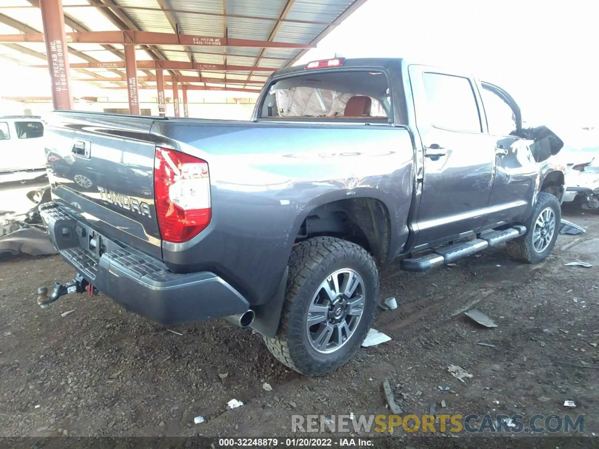 4 Фотография поврежденного автомобиля 5TFAY5F14MX022462 TOYOTA TUNDRA 4WD 2021