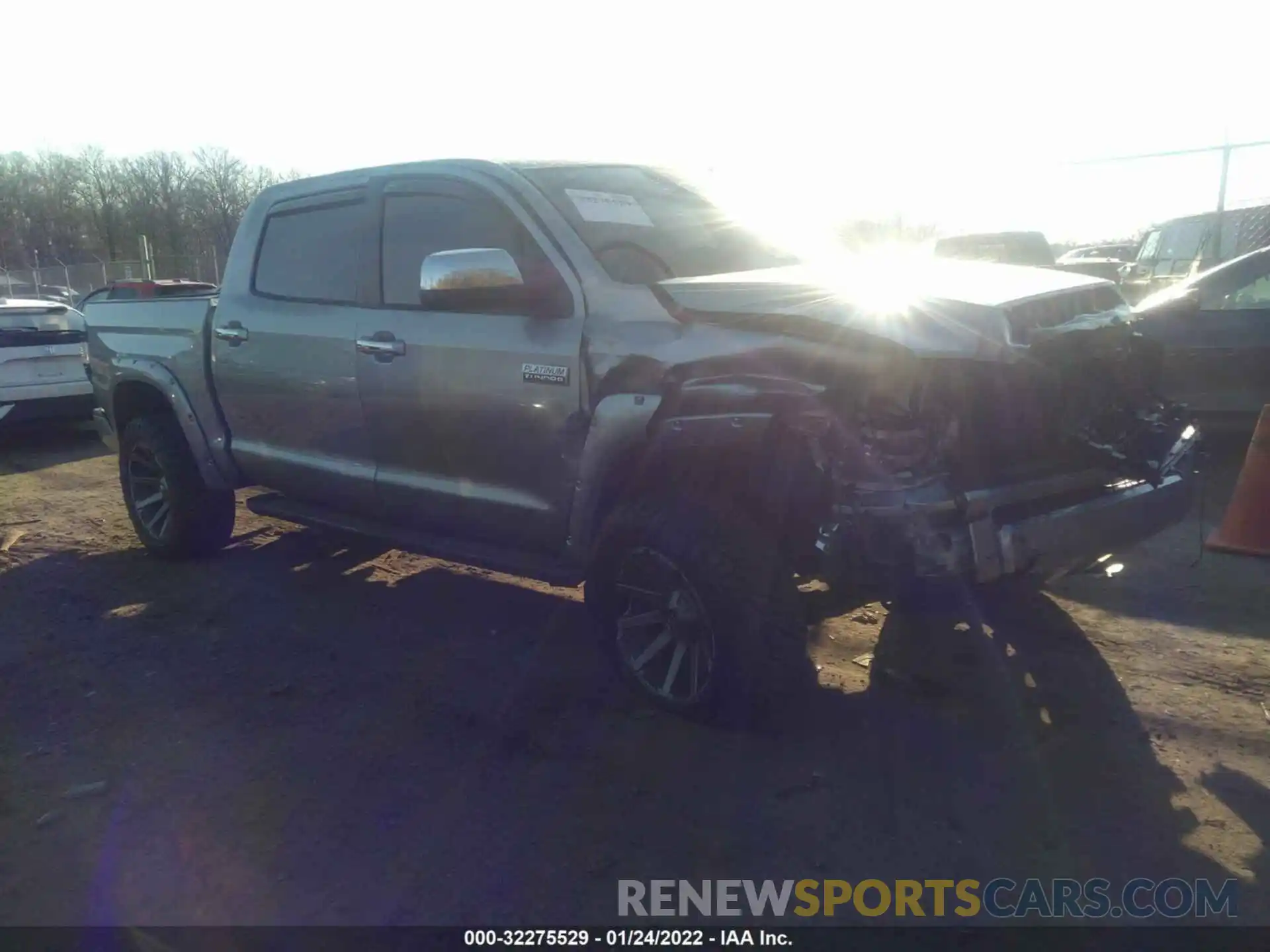 1 Photograph of a damaged car 5TFAY5F14MX958596 TOYOTA TUNDRA 4WD 2021