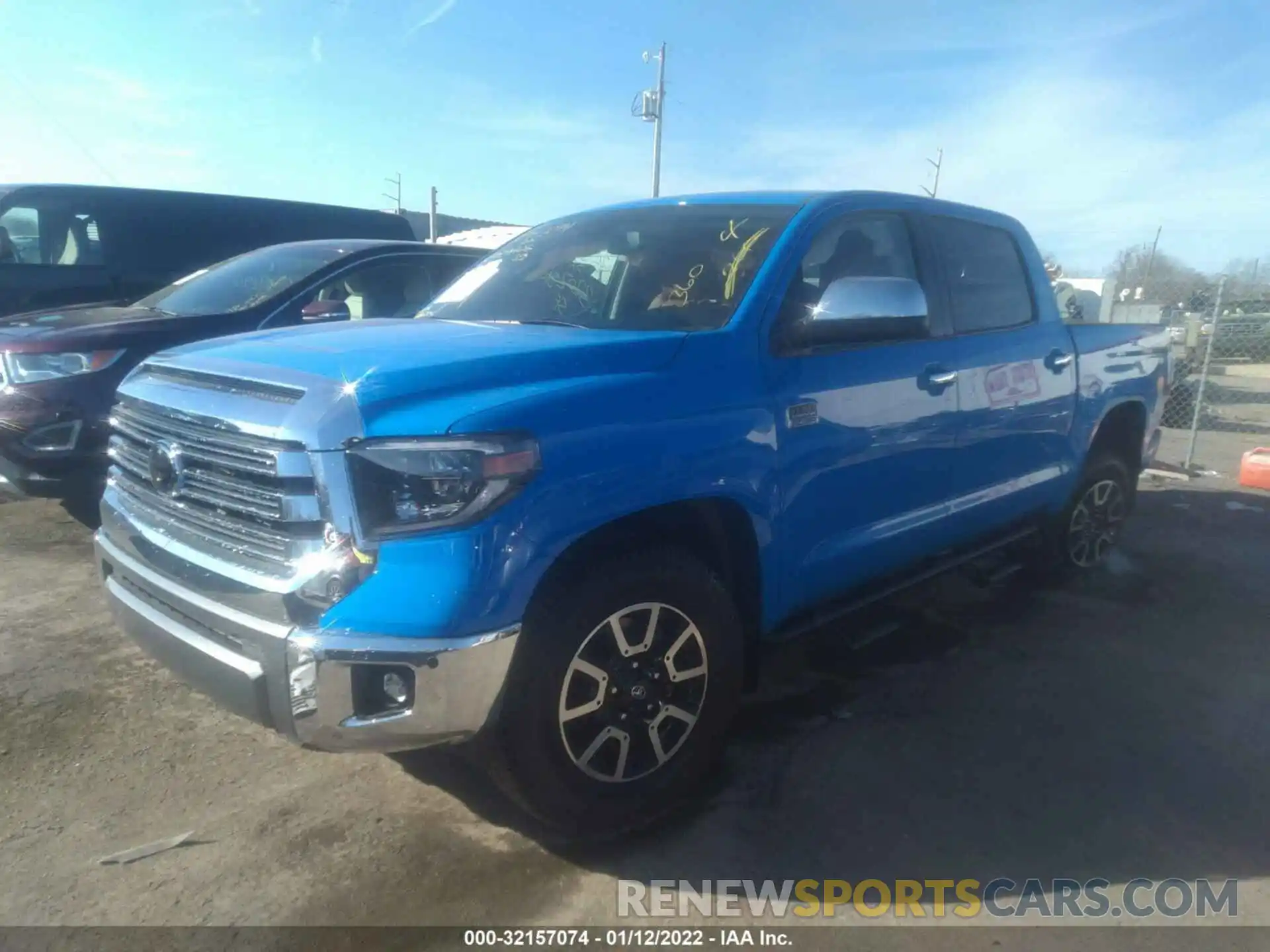 2 Photograph of a damaged car 5TFAY5F15MX027377 TOYOTA TUNDRA 4WD 2021