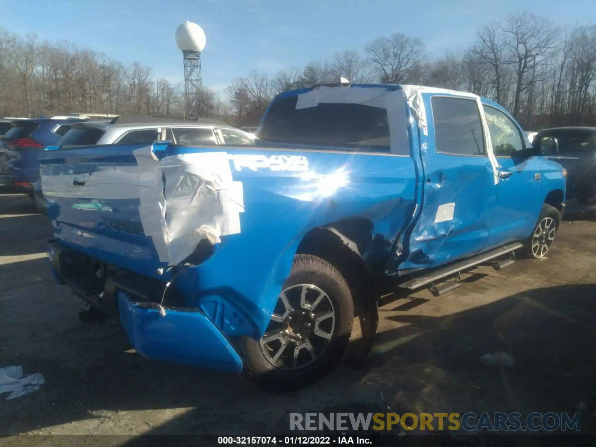 4 Photograph of a damaged car 5TFAY5F15MX027377 TOYOTA TUNDRA 4WD 2021