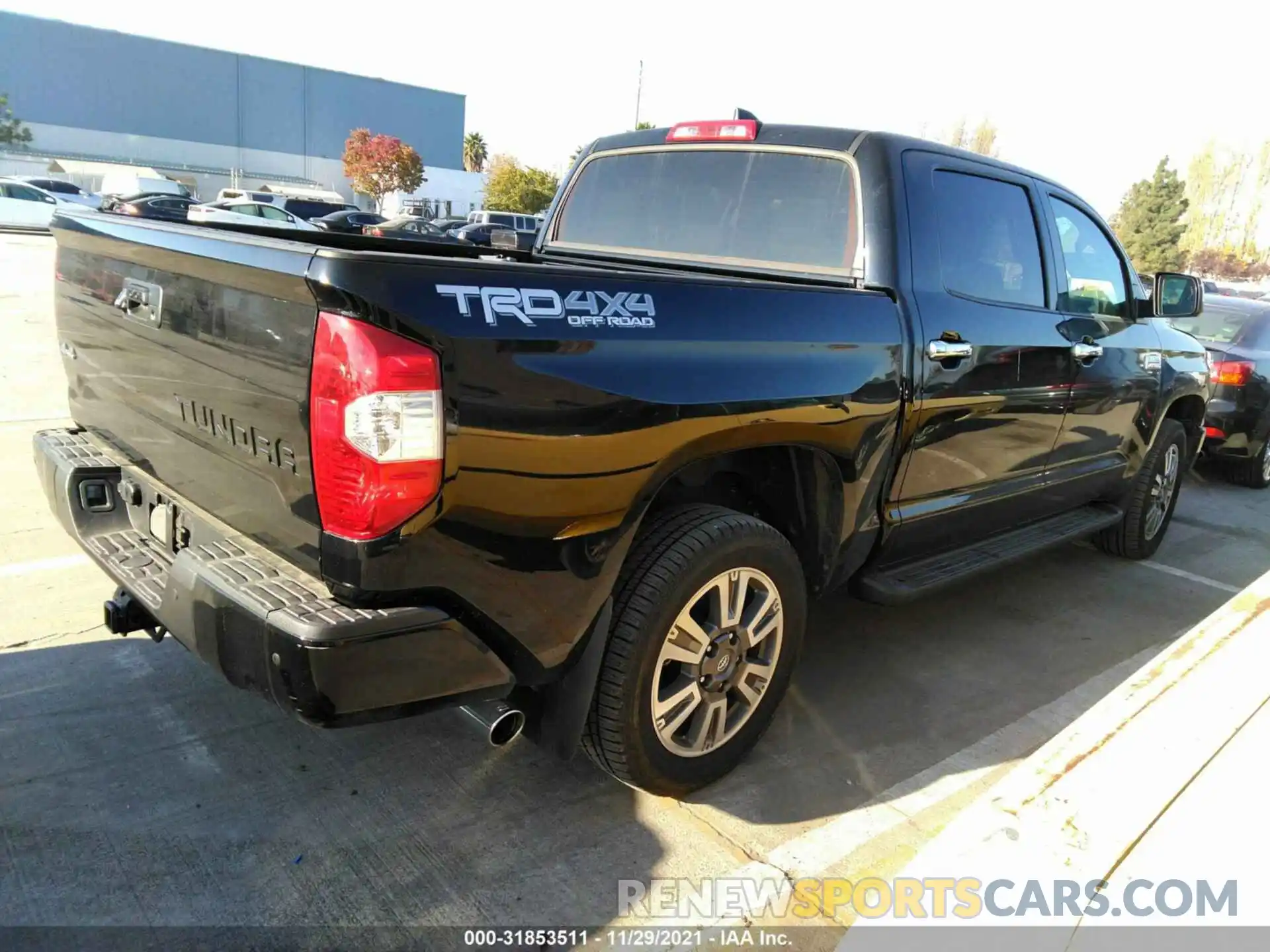 4 Photograph of a damaged car 5TFAY5F16MX005419 TOYOTA TUNDRA 4WD 2021