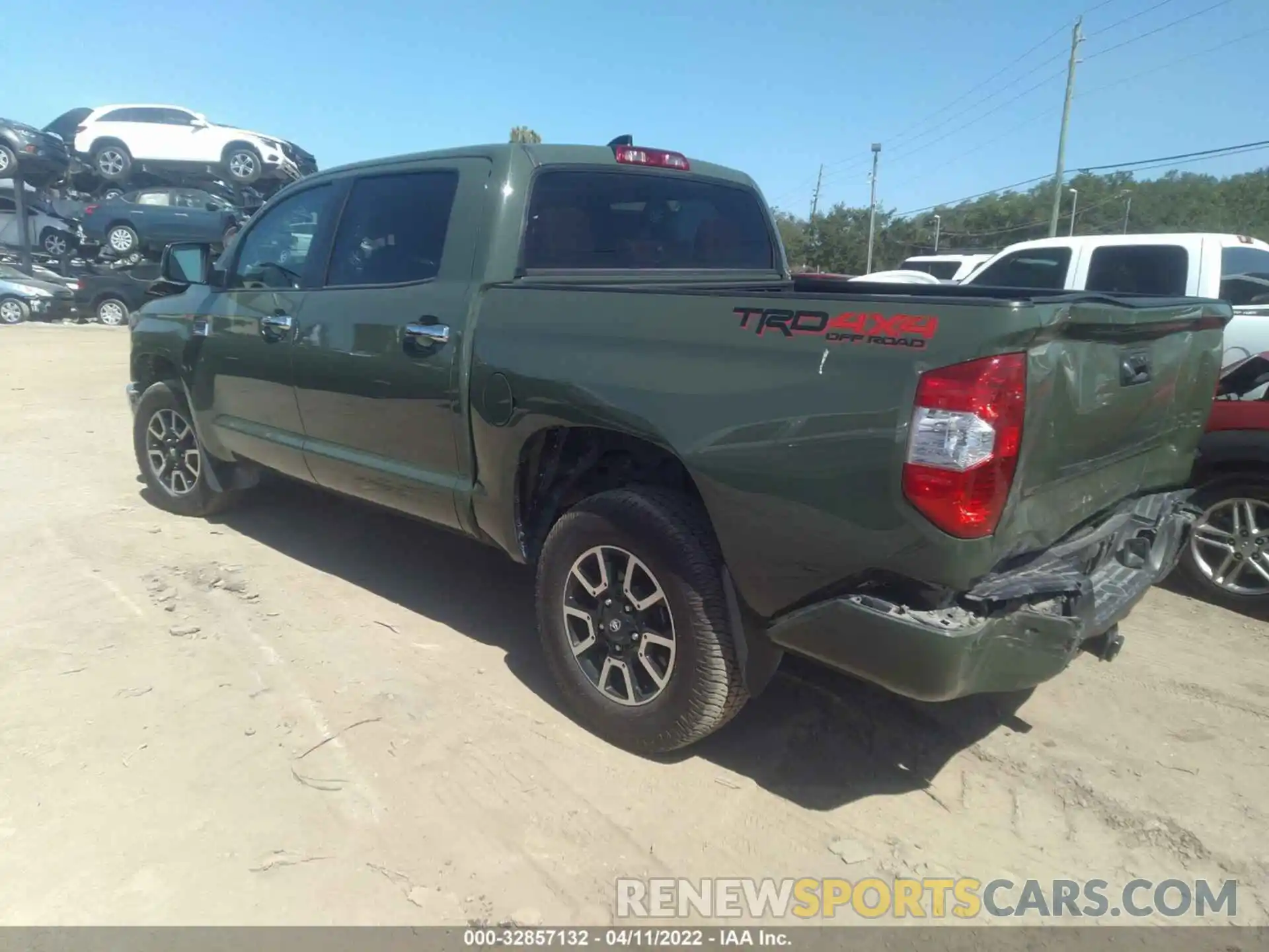 3 Photograph of a damaged car 5TFAY5F16MX021961 TOYOTA TUNDRA 4WD 2021