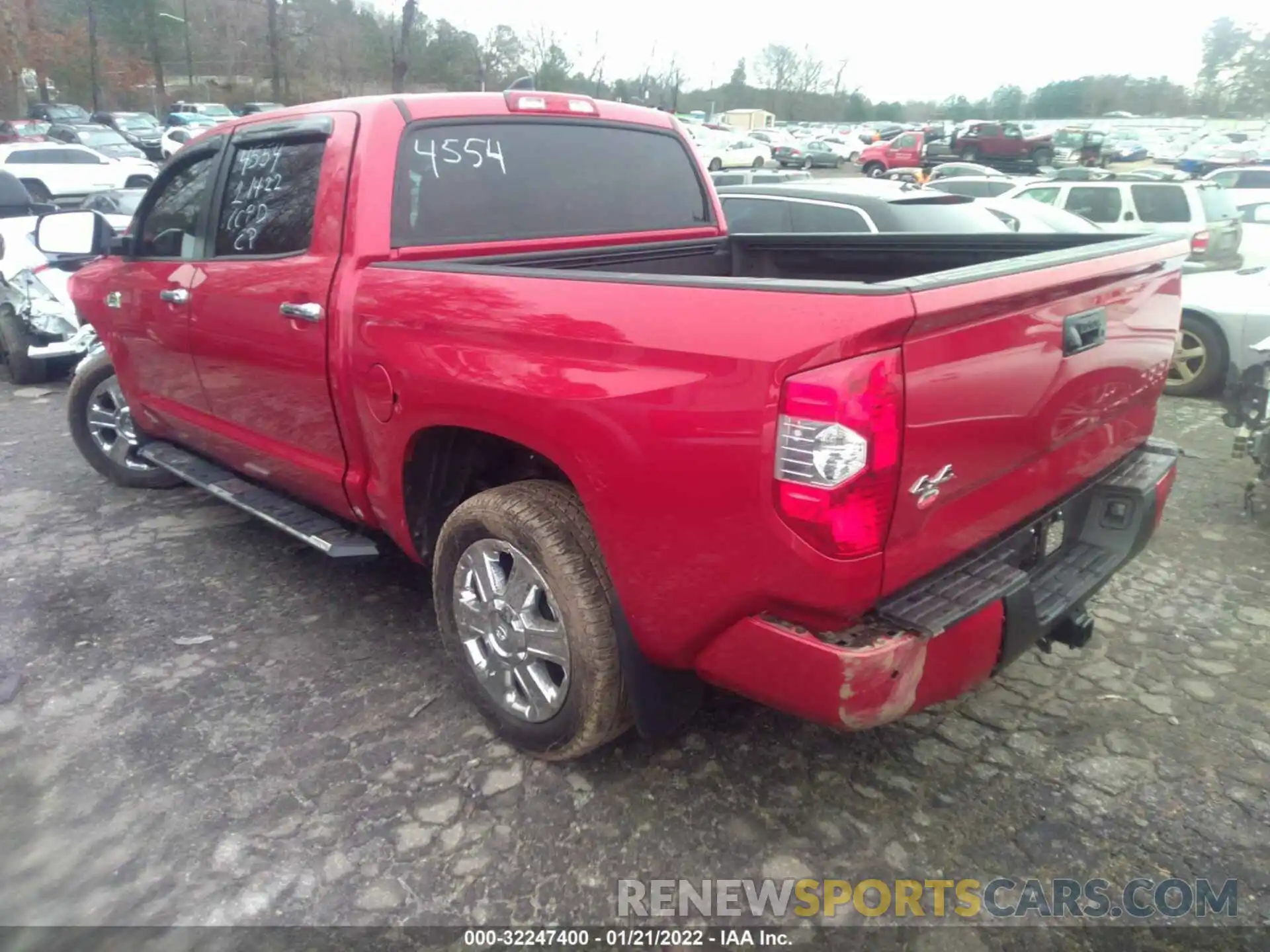 2 Photograph of a damaged car 5TFAY5F17MX004554 TOYOTA TUNDRA 4WD 2021