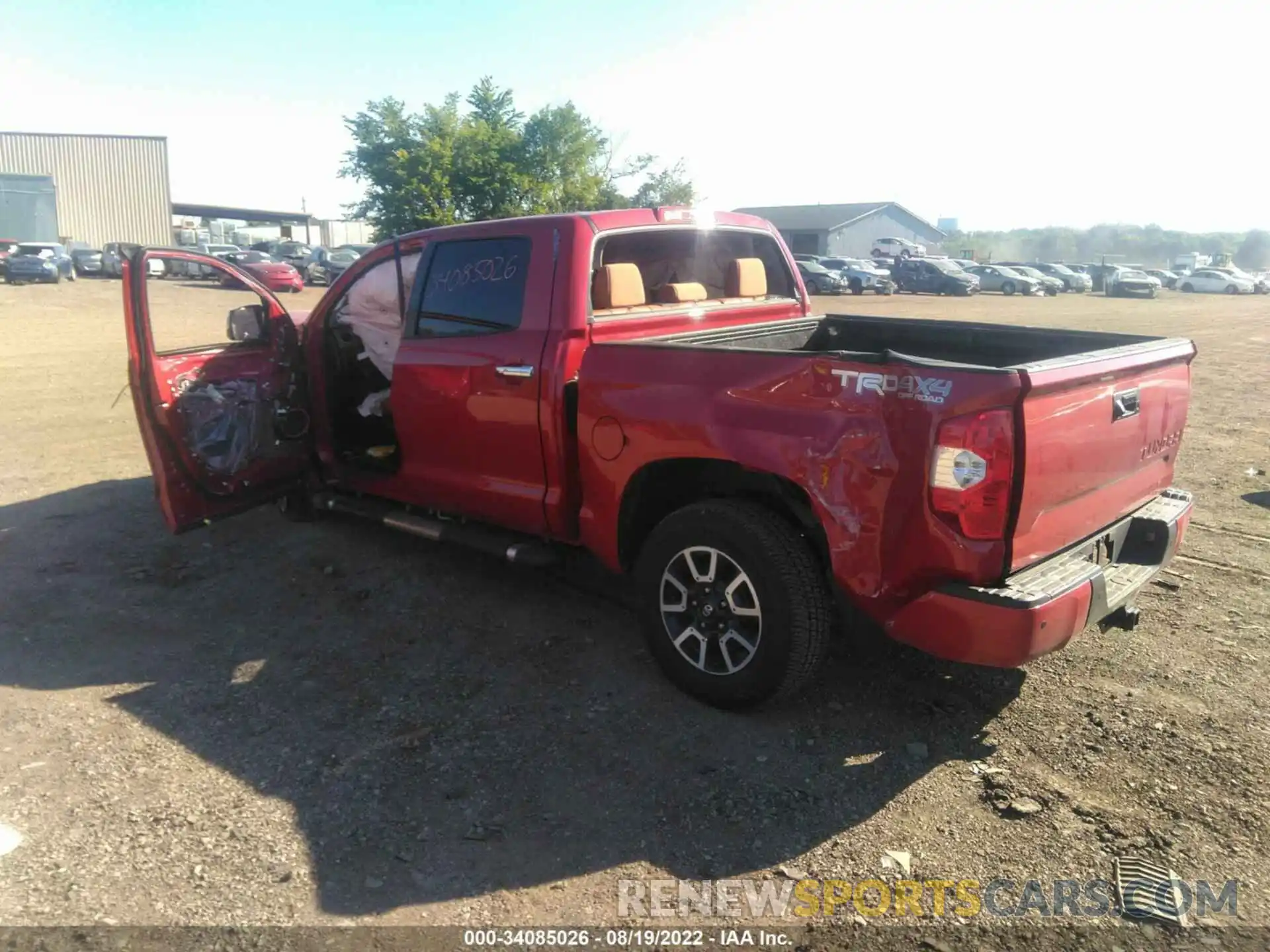 3 Photograph of a damaged car 5TFAY5F17MX046917 TOYOTA TUNDRA 4WD 2021