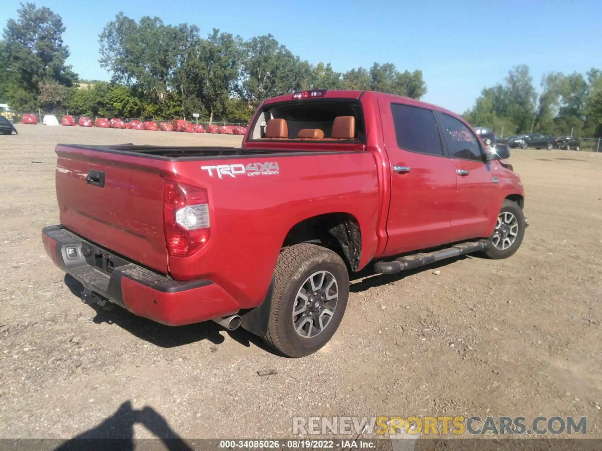 4 Photograph of a damaged car 5TFAY5F17MX046917 TOYOTA TUNDRA 4WD 2021