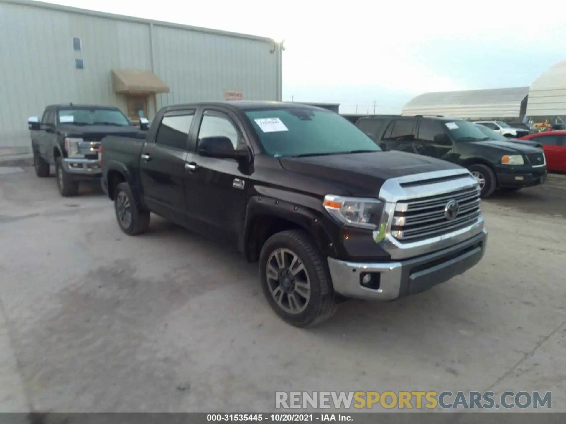 1 Photograph of a damaged car 5TFAY5F17MX961606 TOYOTA TUNDRA 4WD 2021