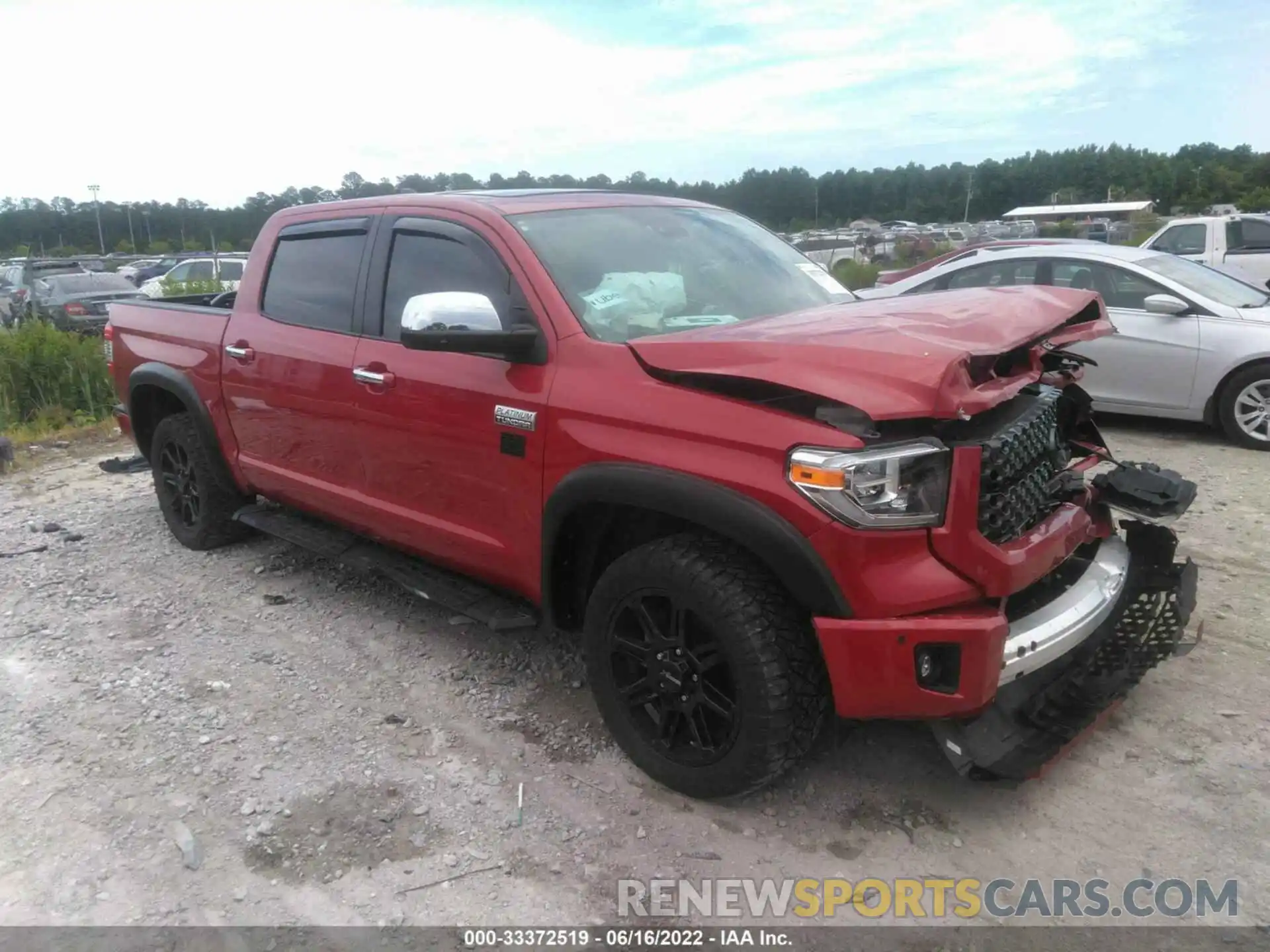 1 Photograph of a damaged car 5TFAY5F17MX988496 TOYOTA TUNDRA 4WD 2021