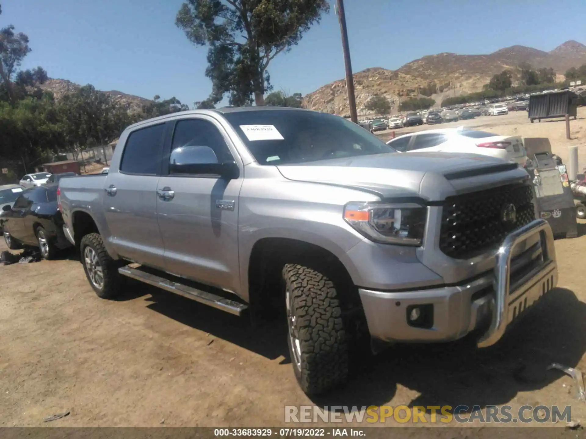 1 Photograph of a damaged car 5TFAY5F18MX964093 TOYOTA TUNDRA 4WD 2021