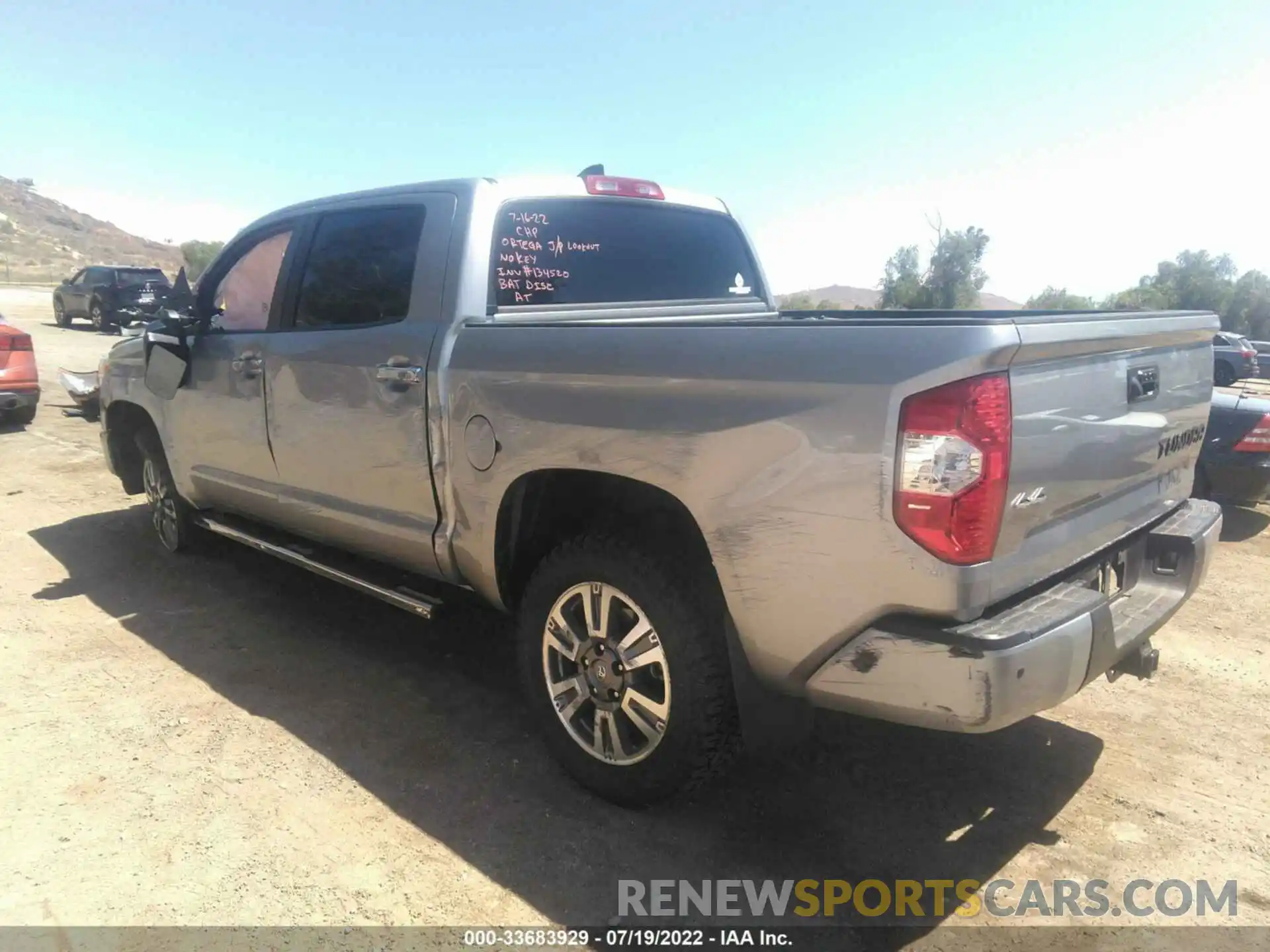 3 Photograph of a damaged car 5TFAY5F18MX964093 TOYOTA TUNDRA 4WD 2021