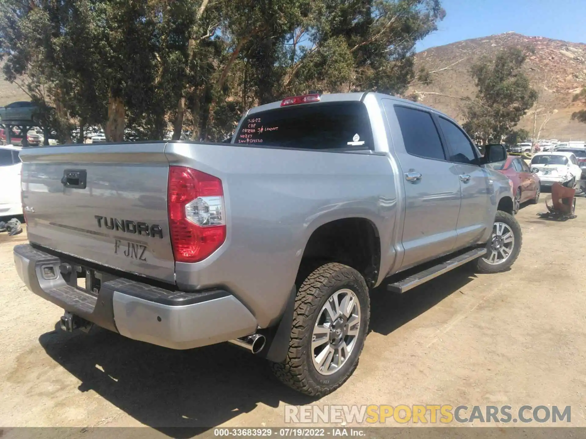 4 Photograph of a damaged car 5TFAY5F18MX964093 TOYOTA TUNDRA 4WD 2021