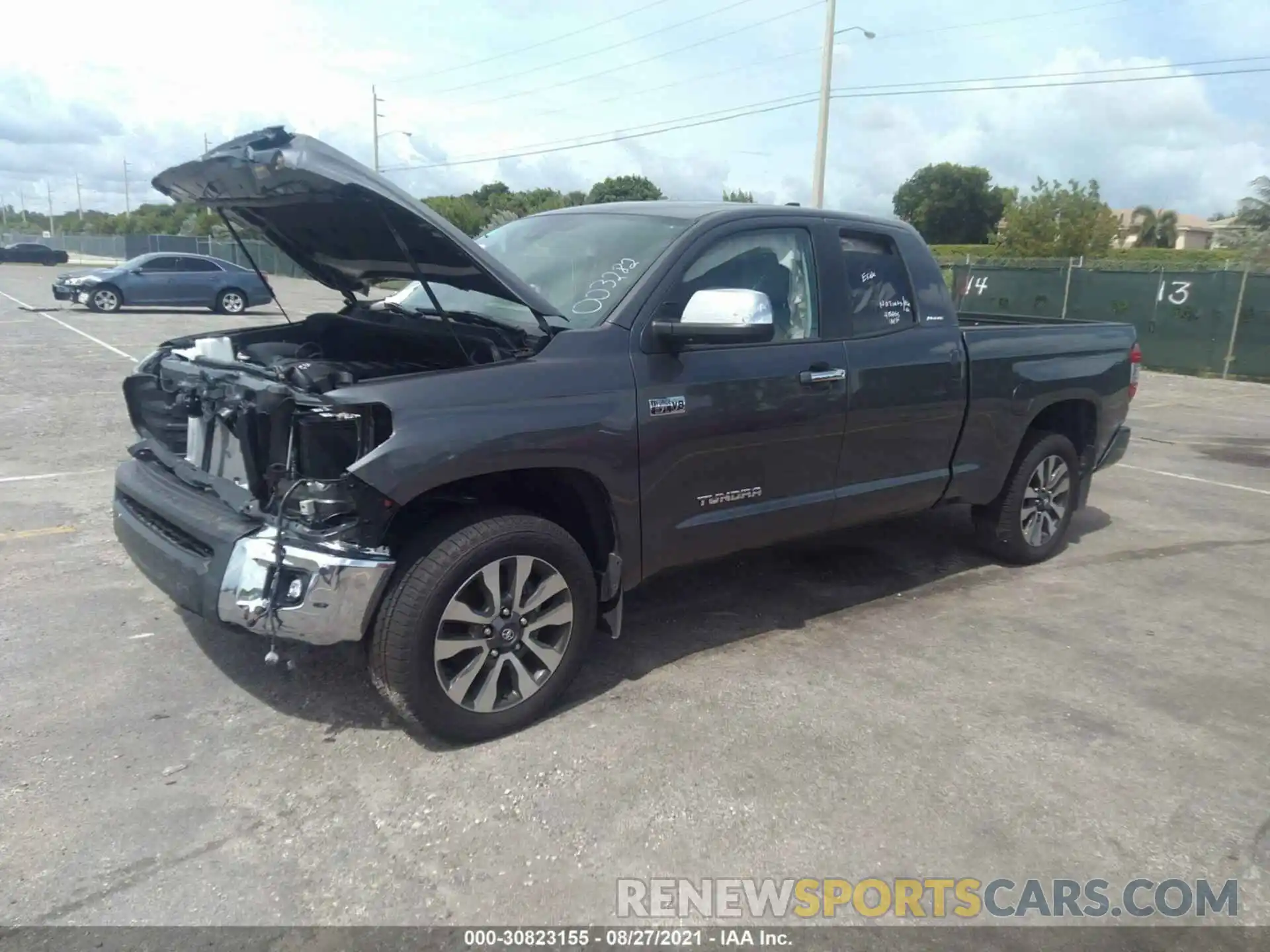 2 Photograph of a damaged car 5TFBY5F10MX003282 TOYOTA TUNDRA 4WD 2021