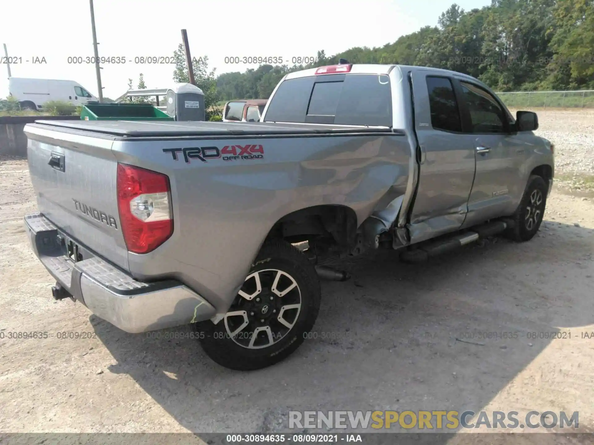 4 Photograph of a damaged car 5TFBY5F14MX967058 TOYOTA TUNDRA 4WD 2021