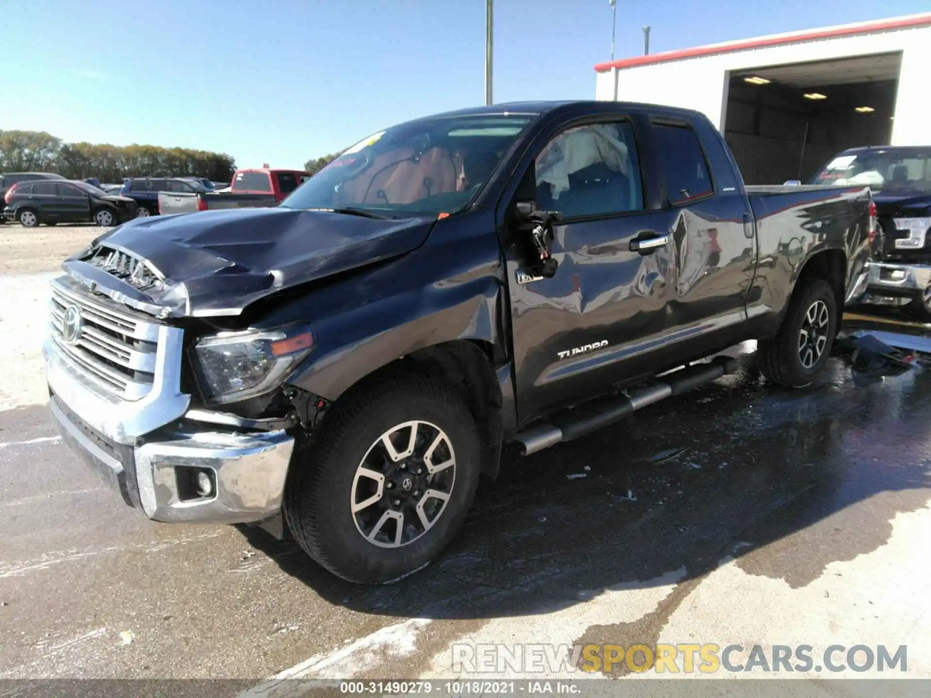 2 Photograph of a damaged car 5TFBY5F15MX023348 TOYOTA TUNDRA 4WD 2021