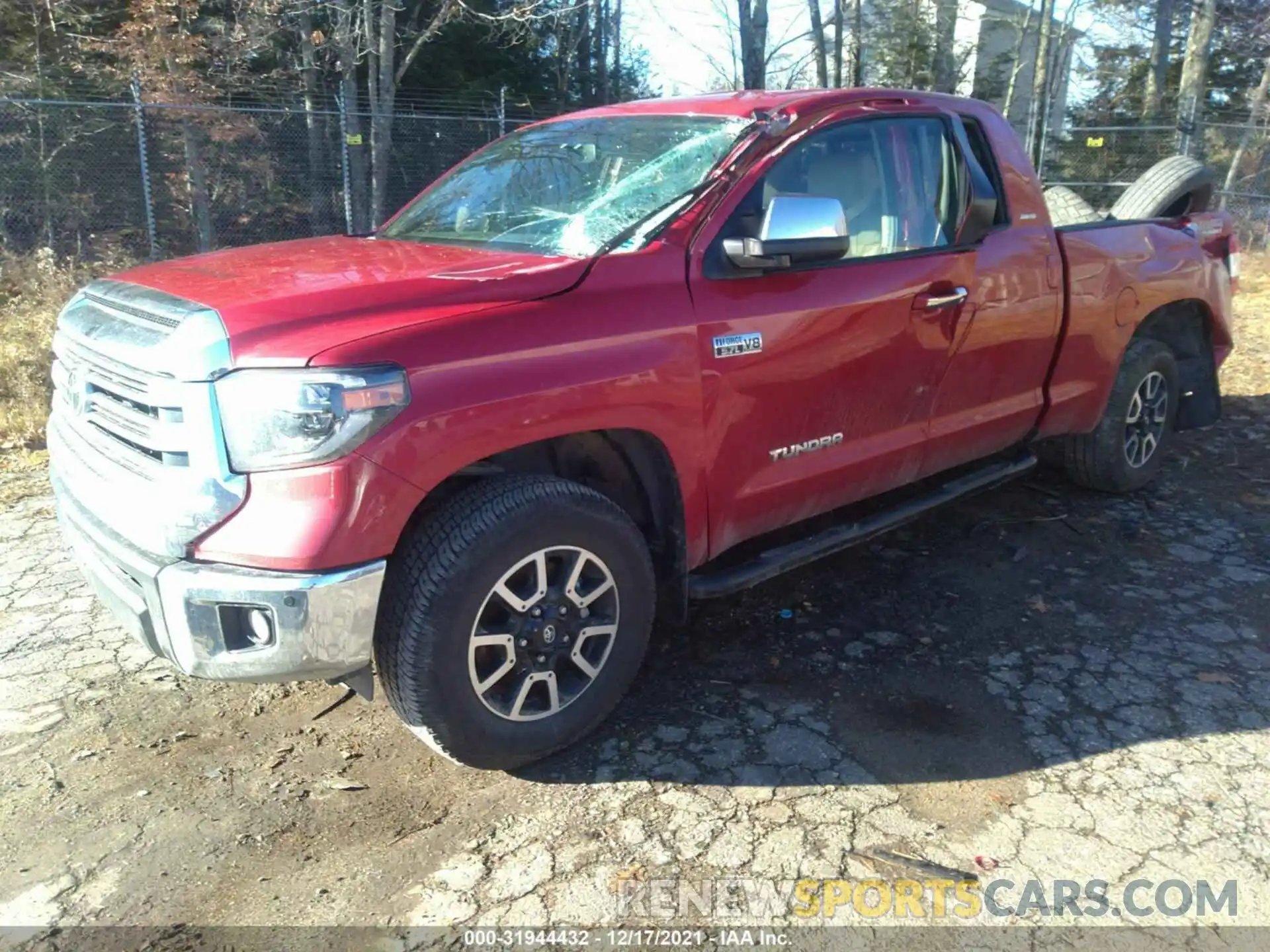 2 Photograph of a damaged car 5TFBY5F16MX015209 TOYOTA TUNDRA 4WD 2021