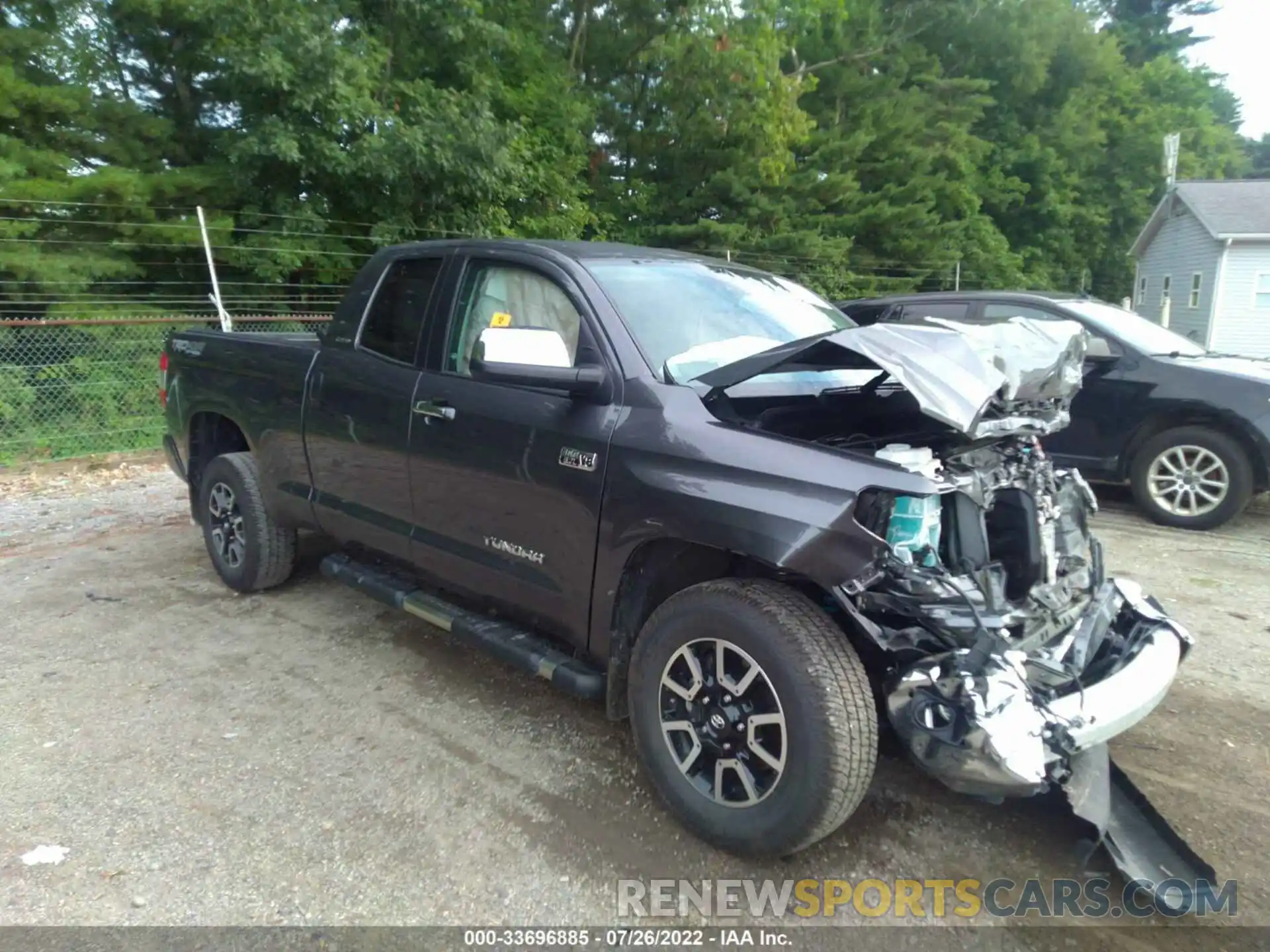 1 Photograph of a damaged car 5TFBY5F17MX001397 TOYOTA TUNDRA 4WD 2021