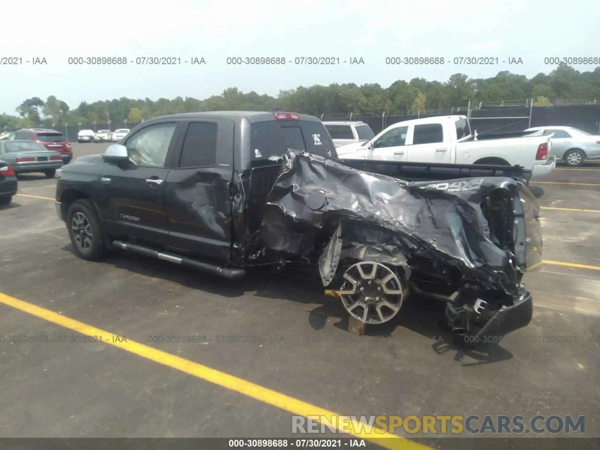 3 Photograph of a damaged car 5TFBY5F18MX008617 TOYOTA TUNDRA 4WD 2021