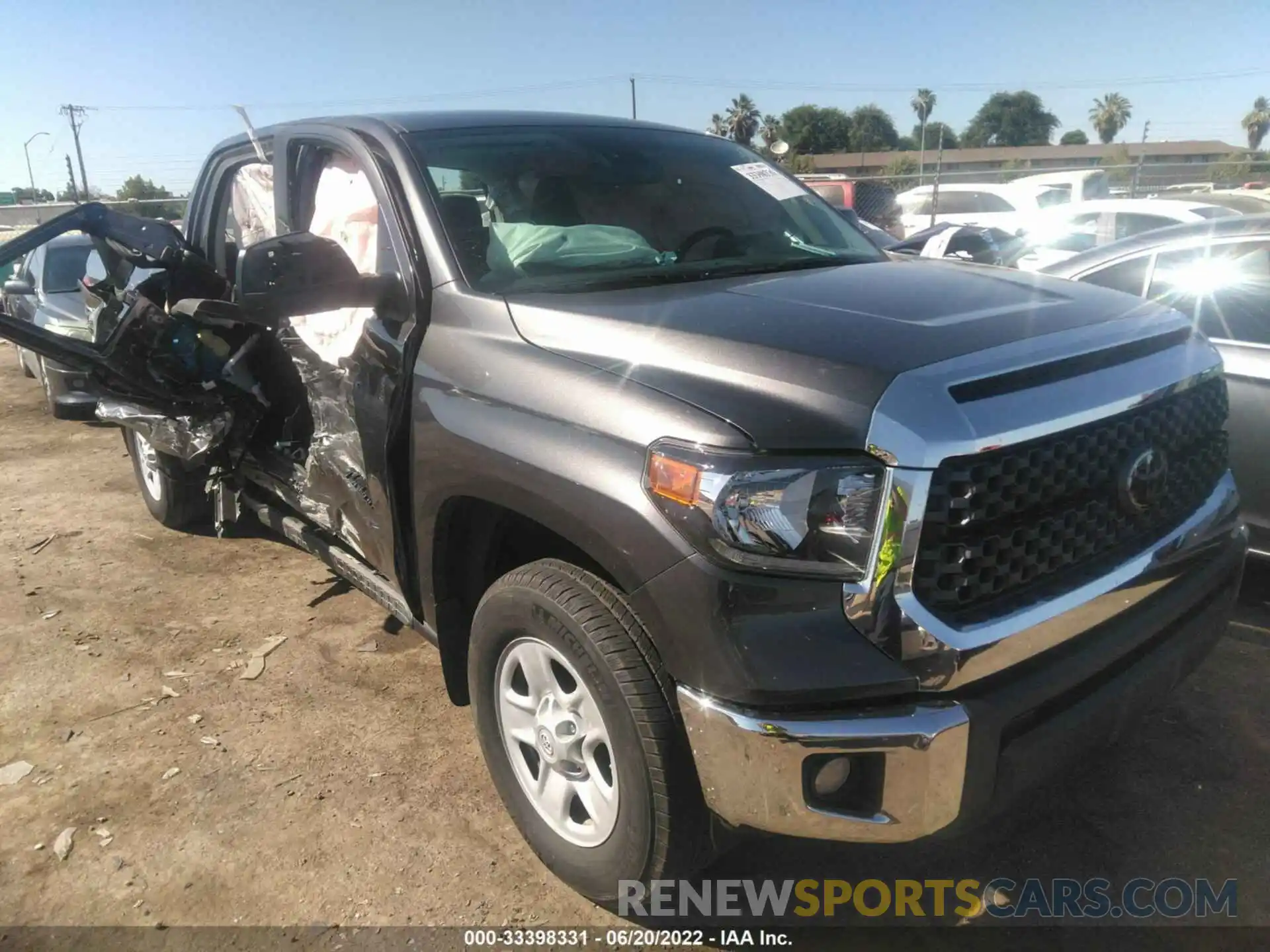 1 Photograph of a damaged car 5TFDY5F10MX005087 TOYOTA TUNDRA 4WD 2021