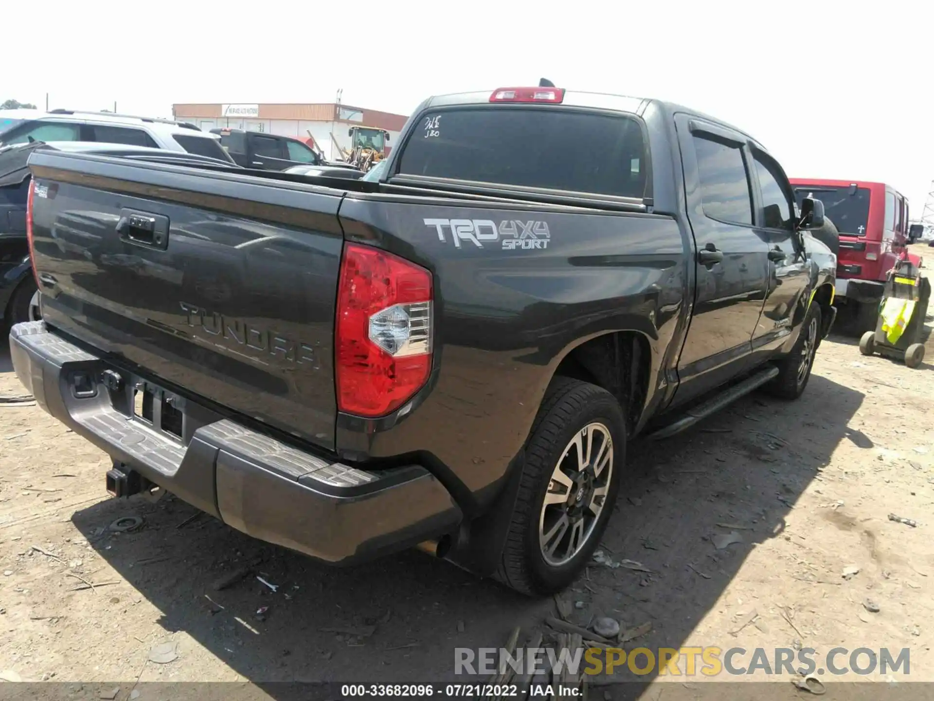 4 Фотография поврежденного автомобиля 5TFDY5F10MX018650 TOYOTA TUNDRA 4WD 2021