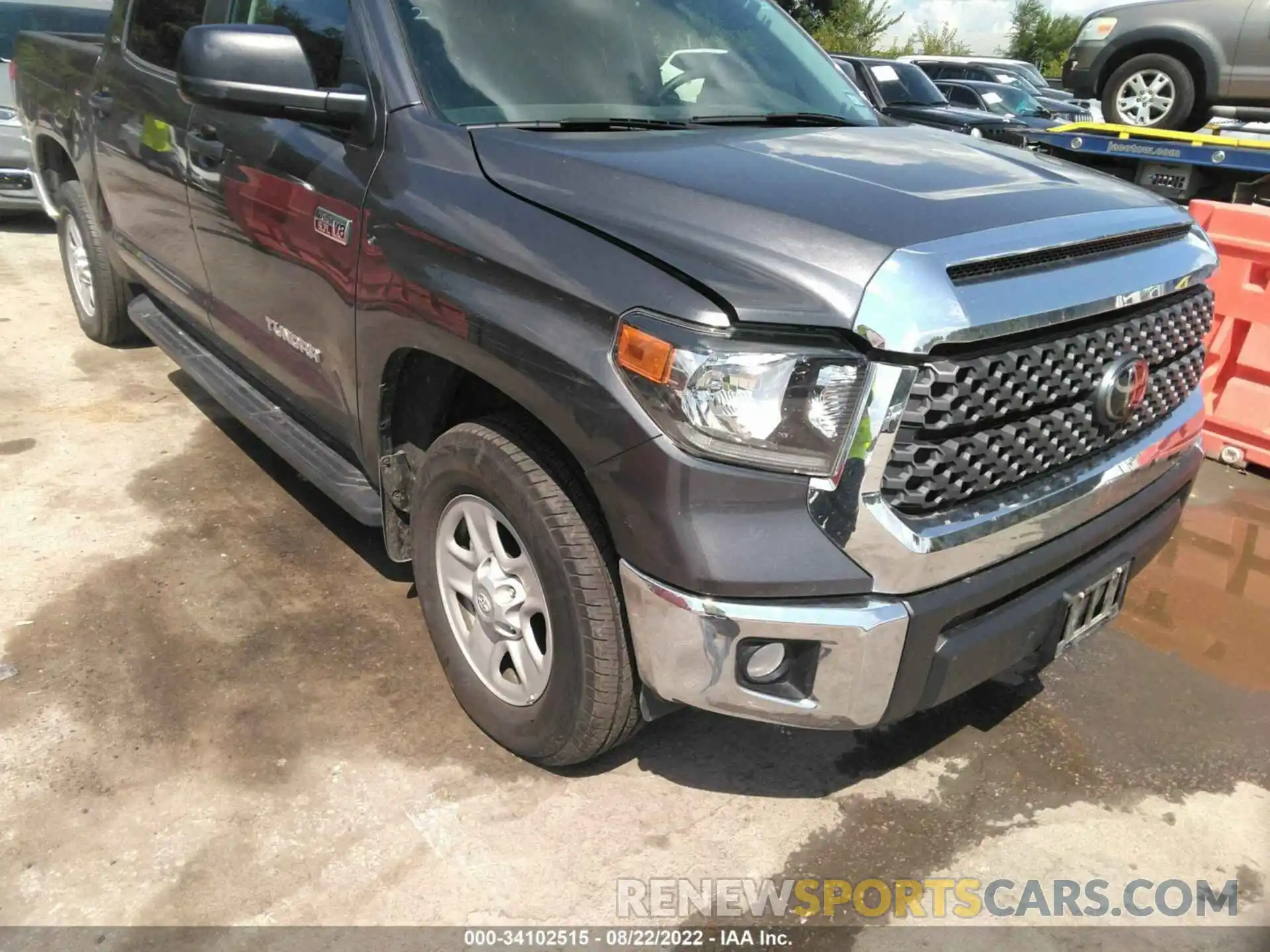 1 Photograph of a damaged car 5TFDY5F10MX019121 TOYOTA TUNDRA 4WD 2021