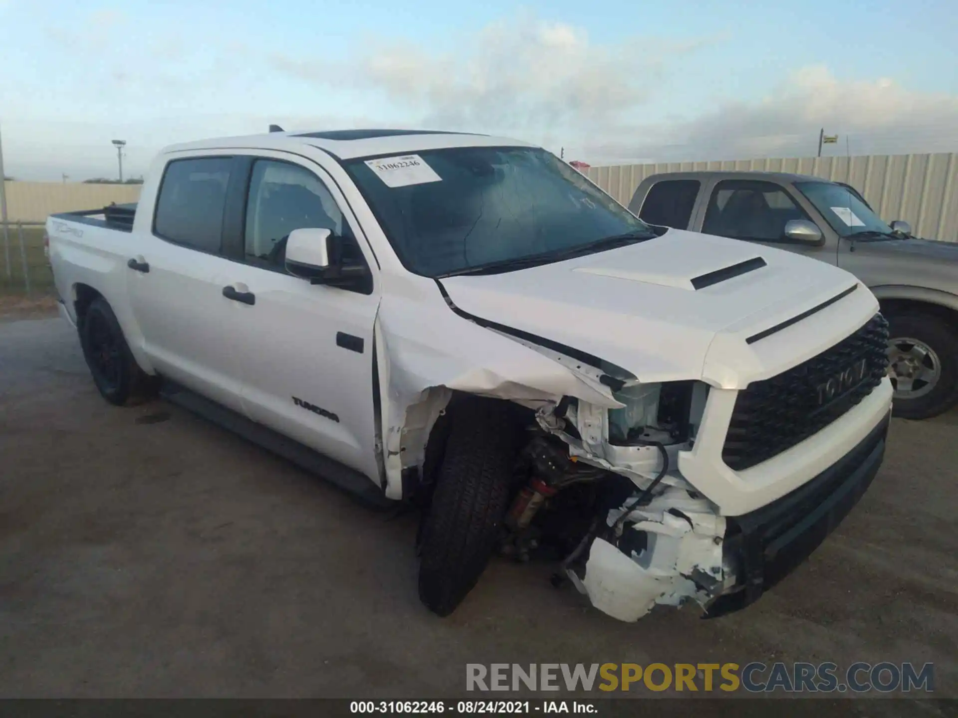 1 Photograph of a damaged car 5TFDY5F10MX023153 TOYOTA TUNDRA 4WD 2021