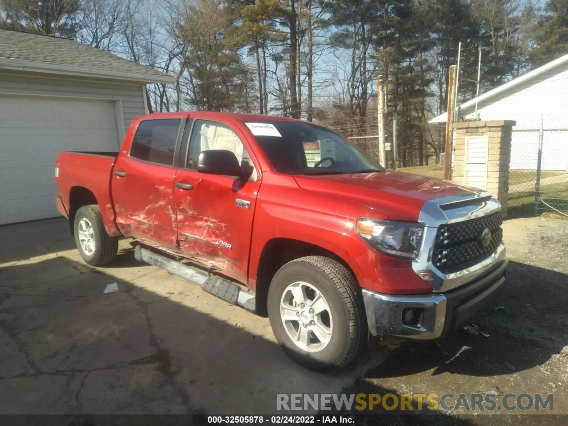 1 Photograph of a damaged car 5TFDY5F10MX043810 TOYOTA TUNDRA 4WD 2021