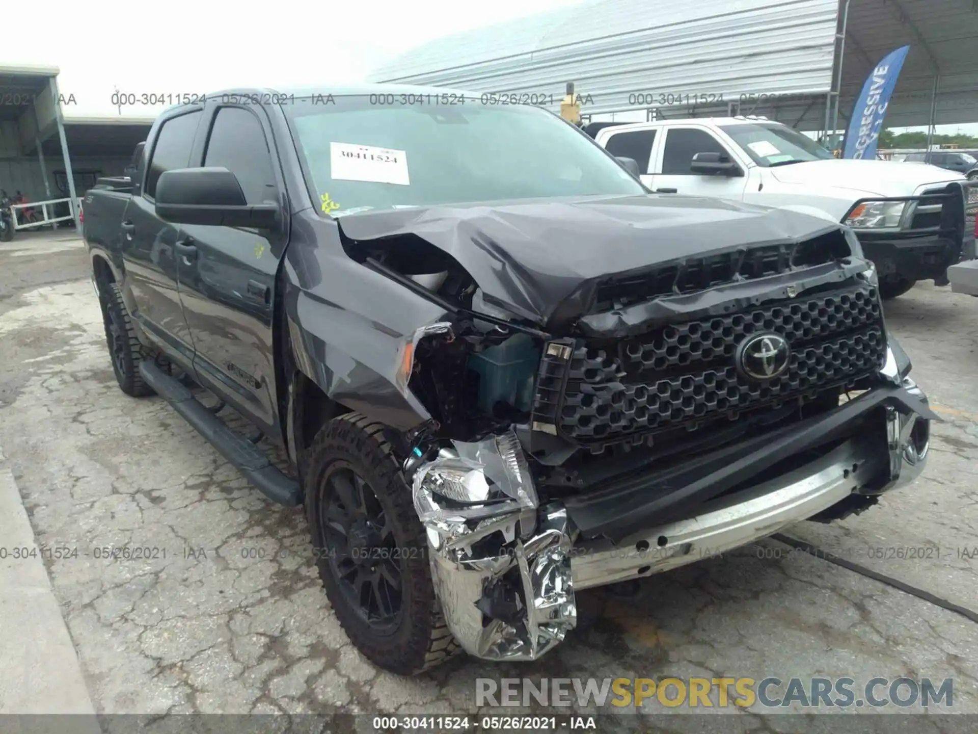 1 Photograph of a damaged car 5TFDY5F10MX959452 TOYOTA TUNDRA 4WD 2021