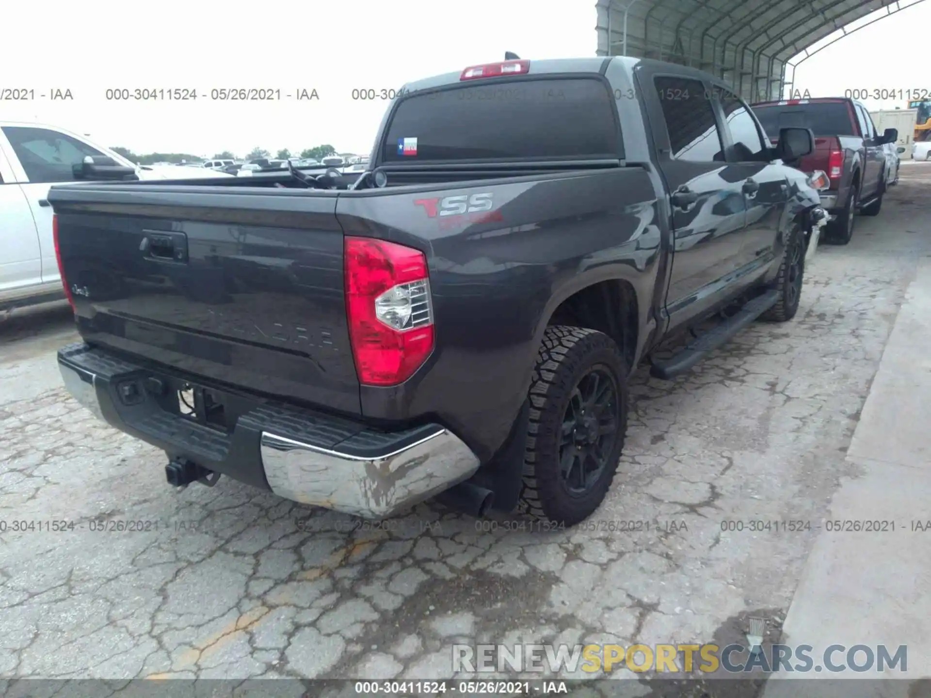 4 Фотография поврежденного автомобиля 5TFDY5F10MX959452 TOYOTA TUNDRA 4WD 2021