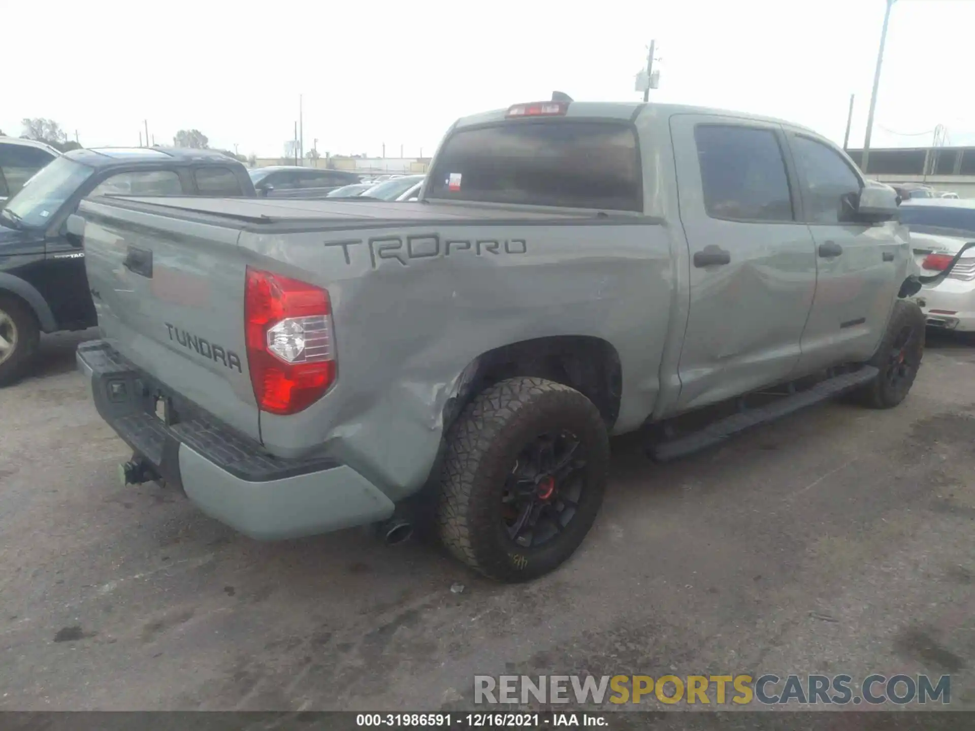 4 Фотография поврежденного автомобиля 5TFDY5F10MX971973 TOYOTA TUNDRA 4WD 2021