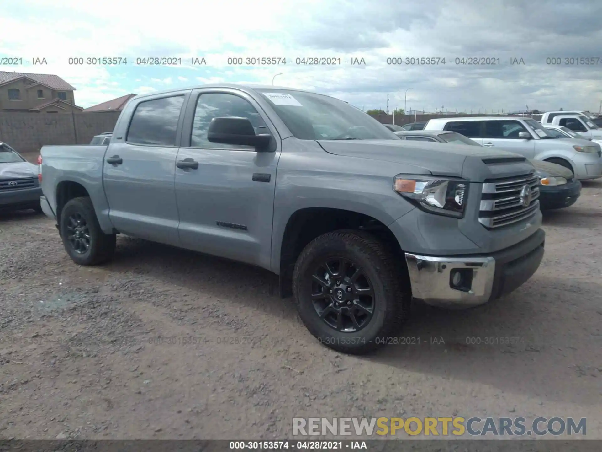 1 Photograph of a damaged car 5TFDY5F10MX973013 TOYOTA TUNDRA 4WD 2021