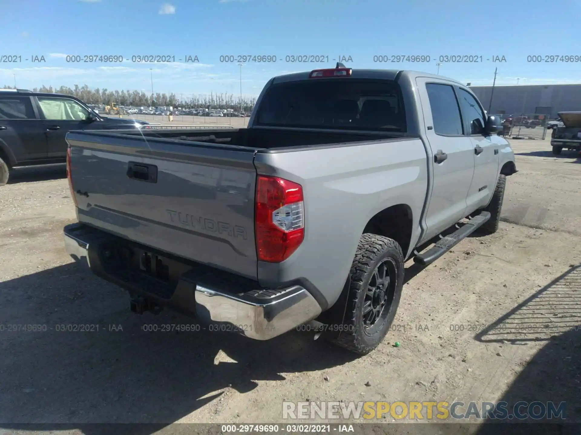 4 Фотография поврежденного автомобиля 5TFDY5F10MX989115 TOYOTA TUNDRA 4WD 2021