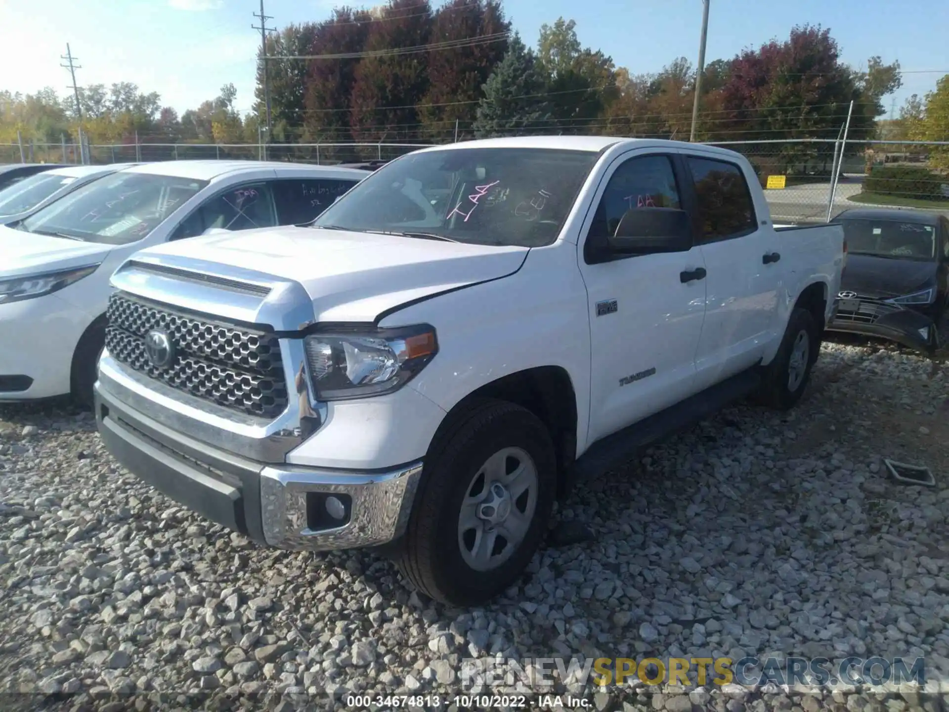 2 Photograph of a damaged car 5TFDY5F11MX018334 TOYOTA TUNDRA 4WD 2021