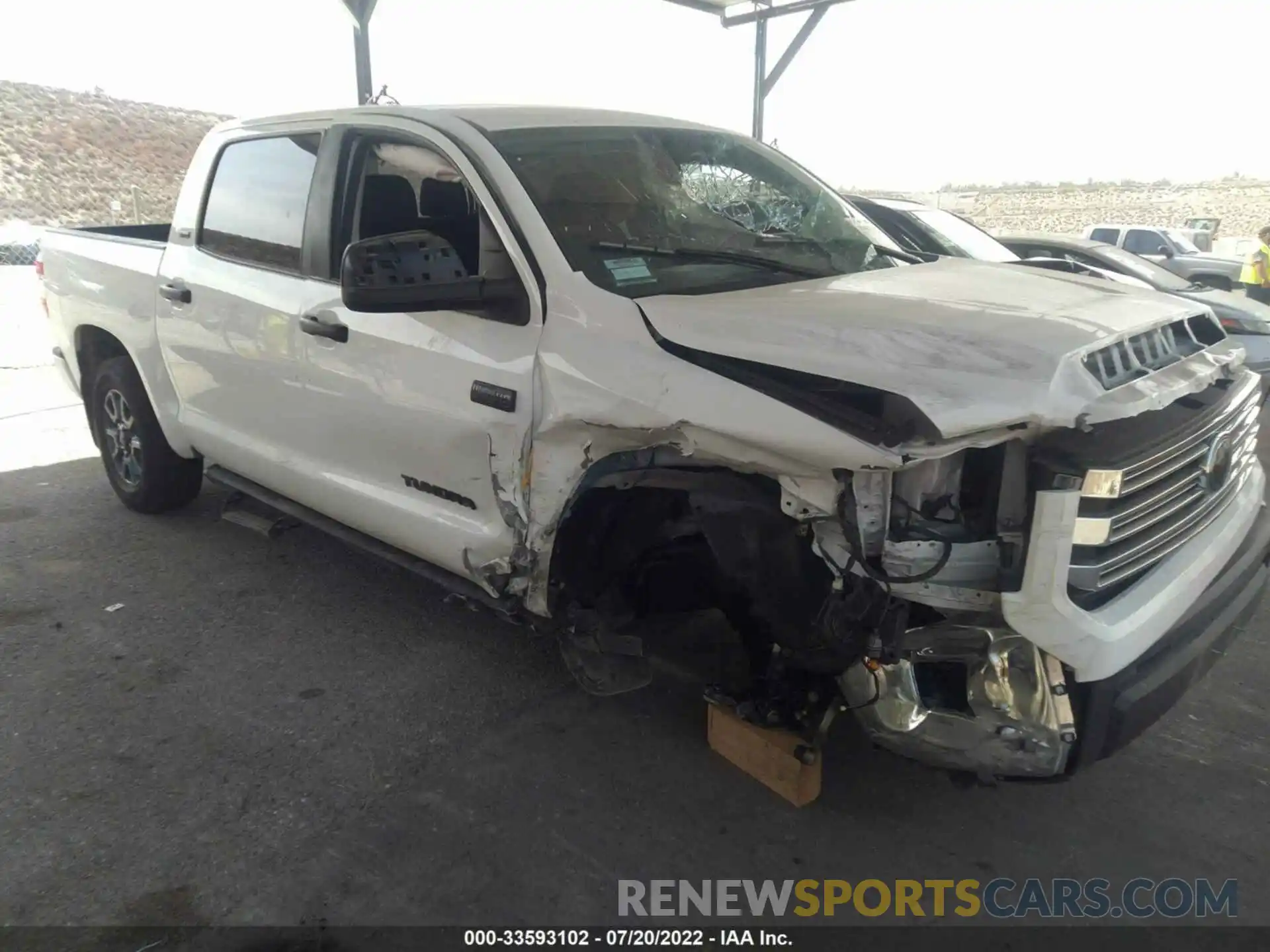 1 Photograph of a damaged car 5TFDY5F11MX028152 TOYOTA TUNDRA 4WD 2021