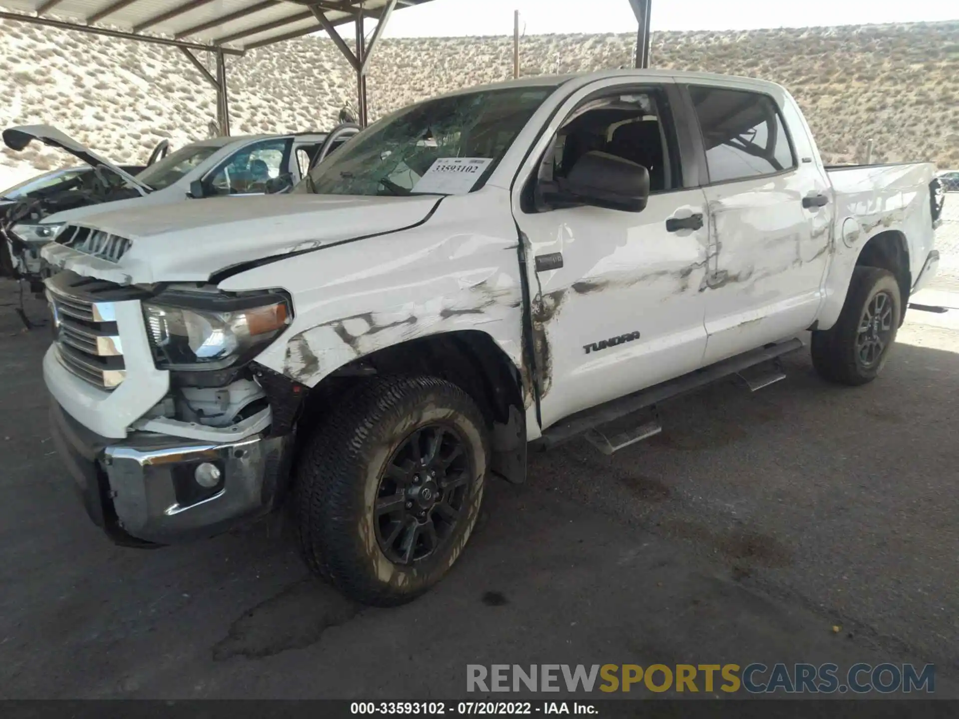 2 Photograph of a damaged car 5TFDY5F11MX028152 TOYOTA TUNDRA 4WD 2021