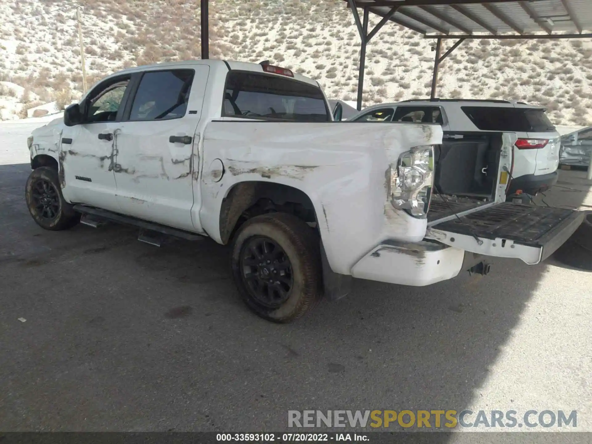 3 Photograph of a damaged car 5TFDY5F11MX028152 TOYOTA TUNDRA 4WD 2021