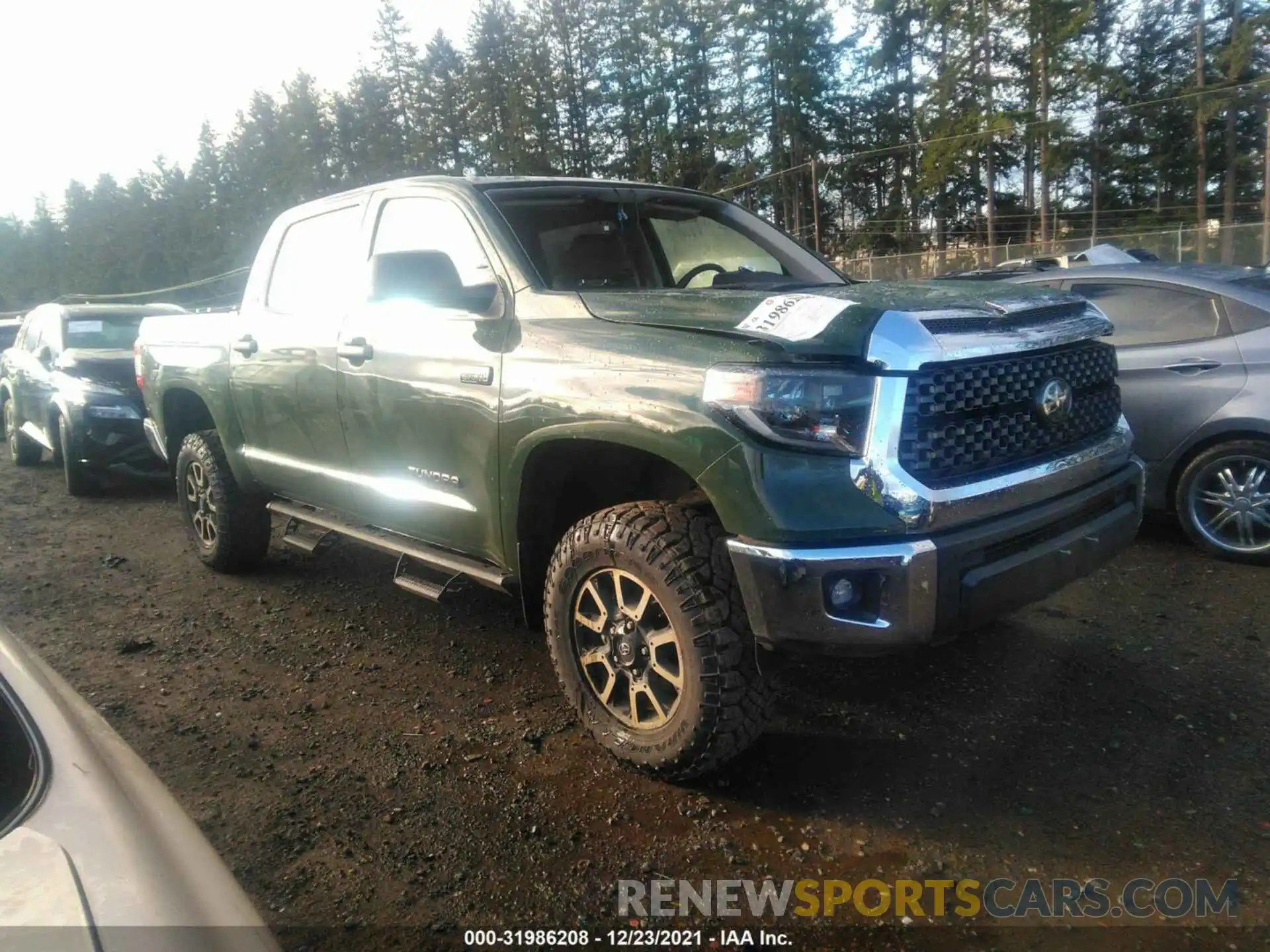 1 Photograph of a damaged car 5TFDY5F11MX033917 TOYOTA TUNDRA 4WD 2021