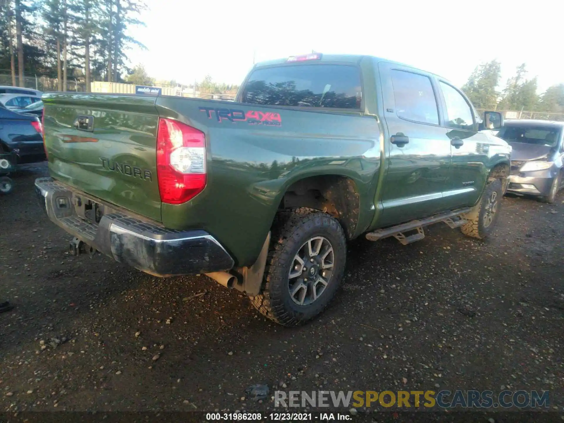 4 Фотография поврежденного автомобиля 5TFDY5F11MX033917 TOYOTA TUNDRA 4WD 2021