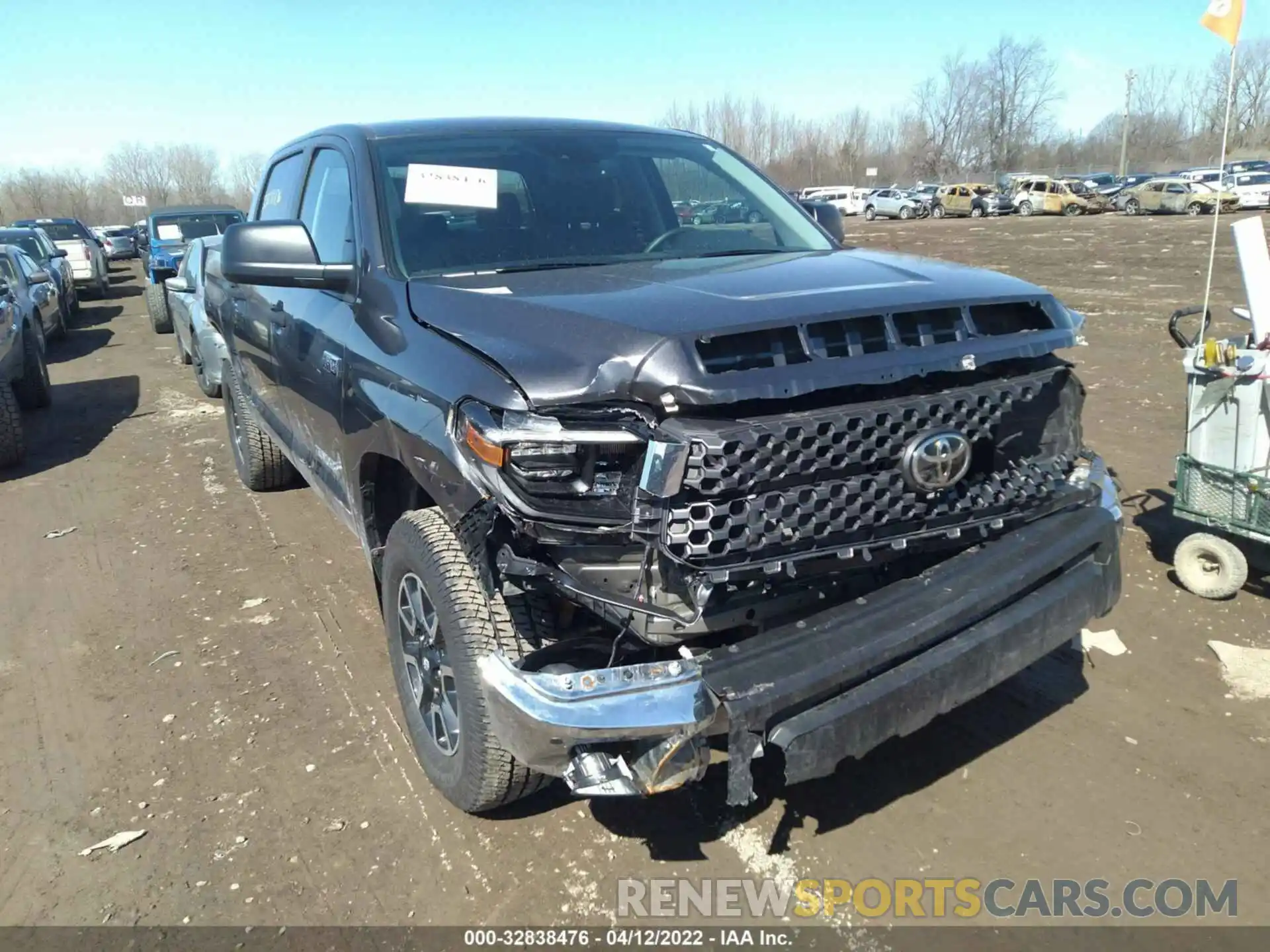 1 Photograph of a damaged car 5TFDY5F11MX047445 TOYOTA TUNDRA 4WD 2021