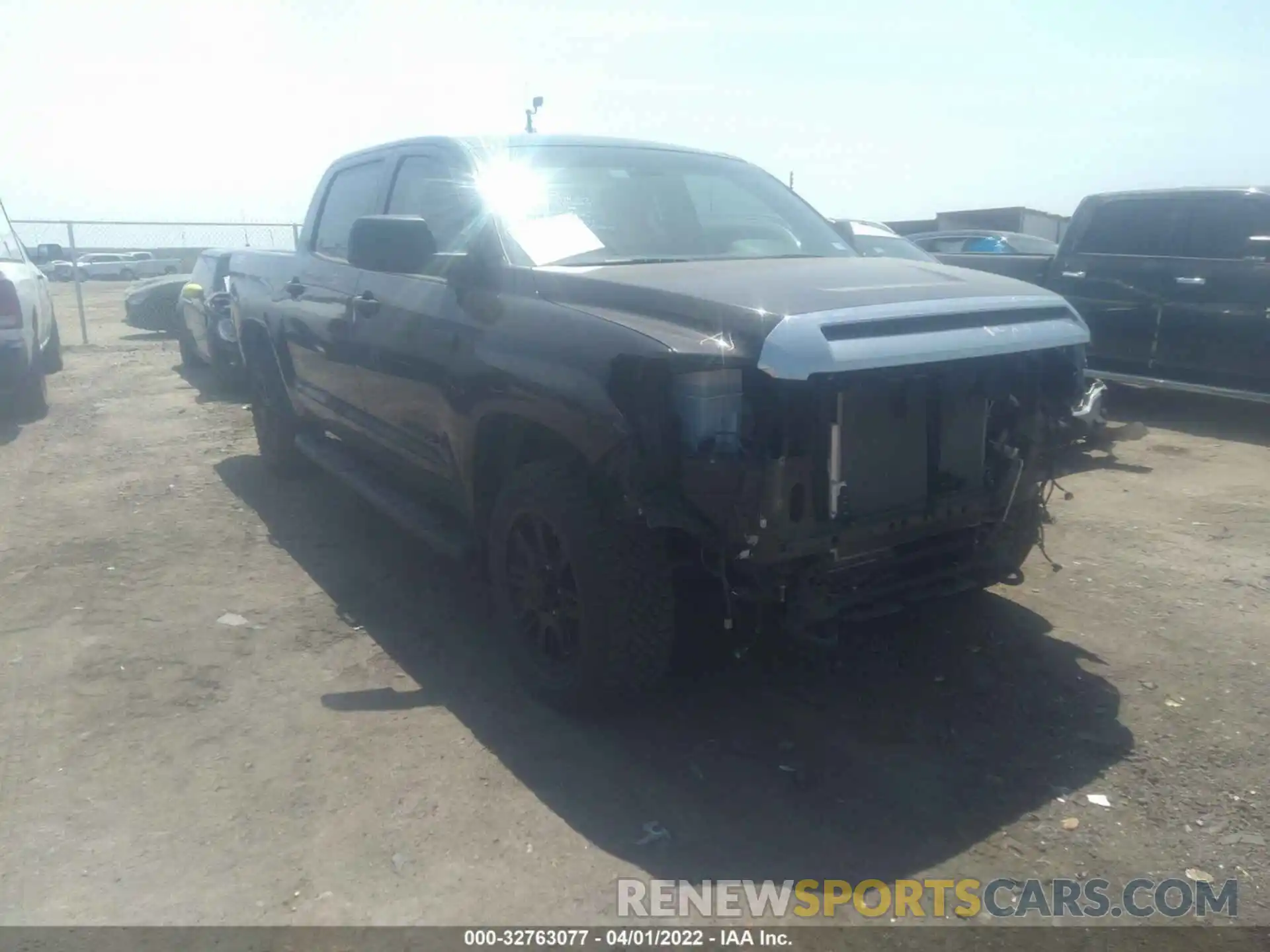 1 Photograph of a damaged car 5TFDY5F11MX963638 TOYOTA TUNDRA 4WD 2021