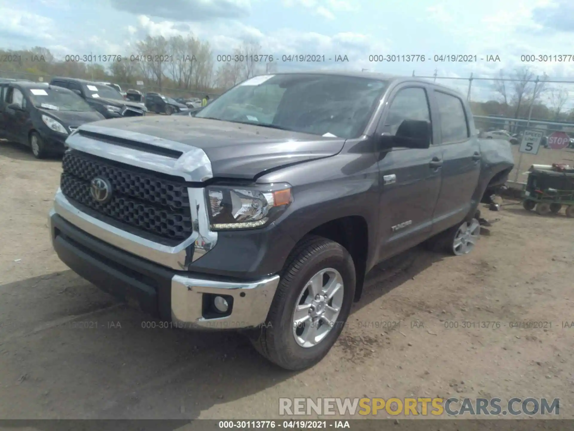 2 Photograph of a damaged car 5TFDY5F11MX971805 TOYOTA TUNDRA 4WD 2021