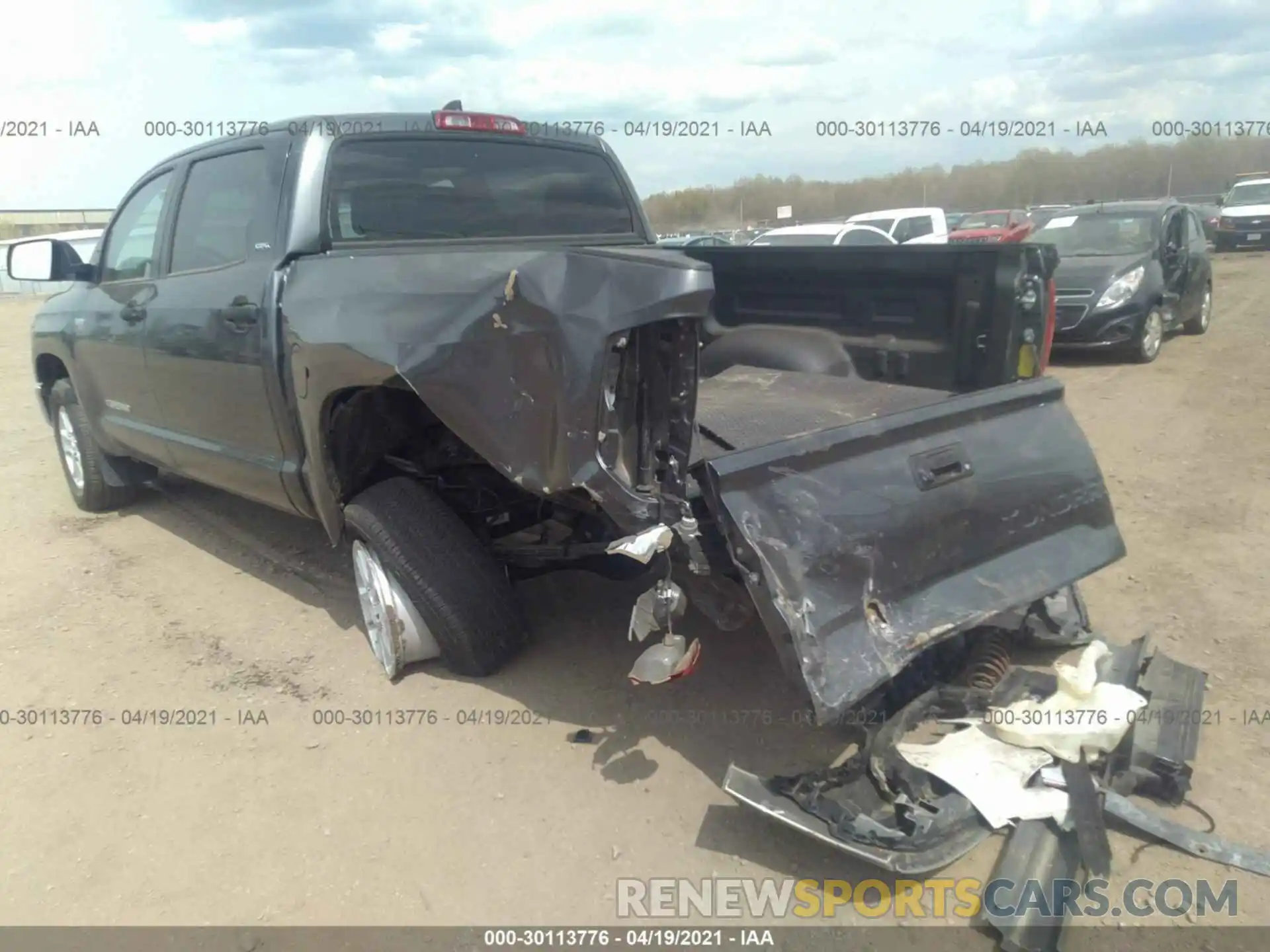 3 Photograph of a damaged car 5TFDY5F11MX971805 TOYOTA TUNDRA 4WD 2021