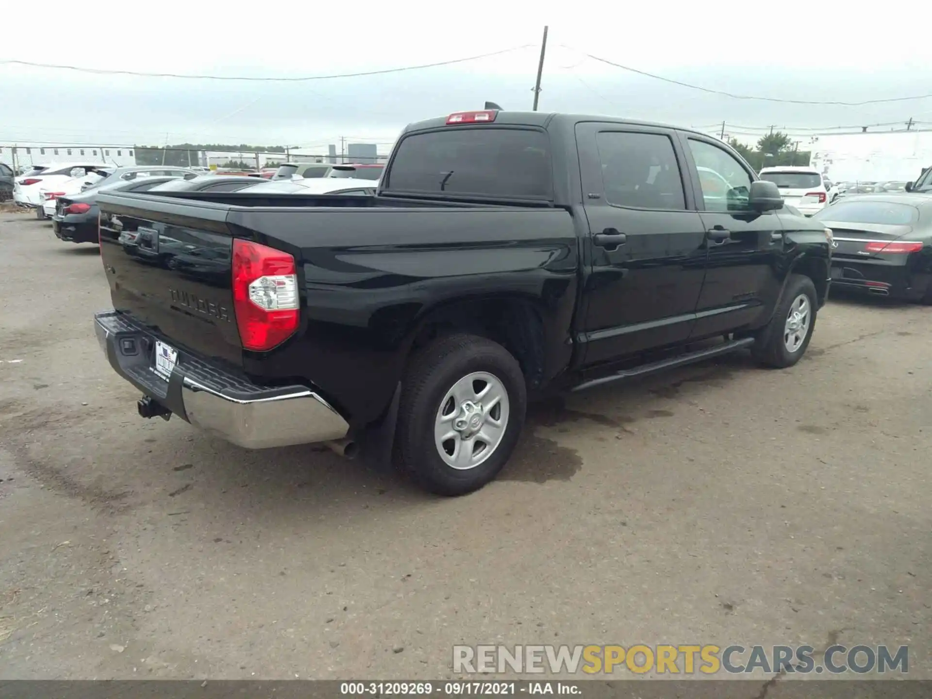 4 Фотография поврежденного автомобиля 5TFDY5F11MX984442 TOYOTA TUNDRA 4WD 2021