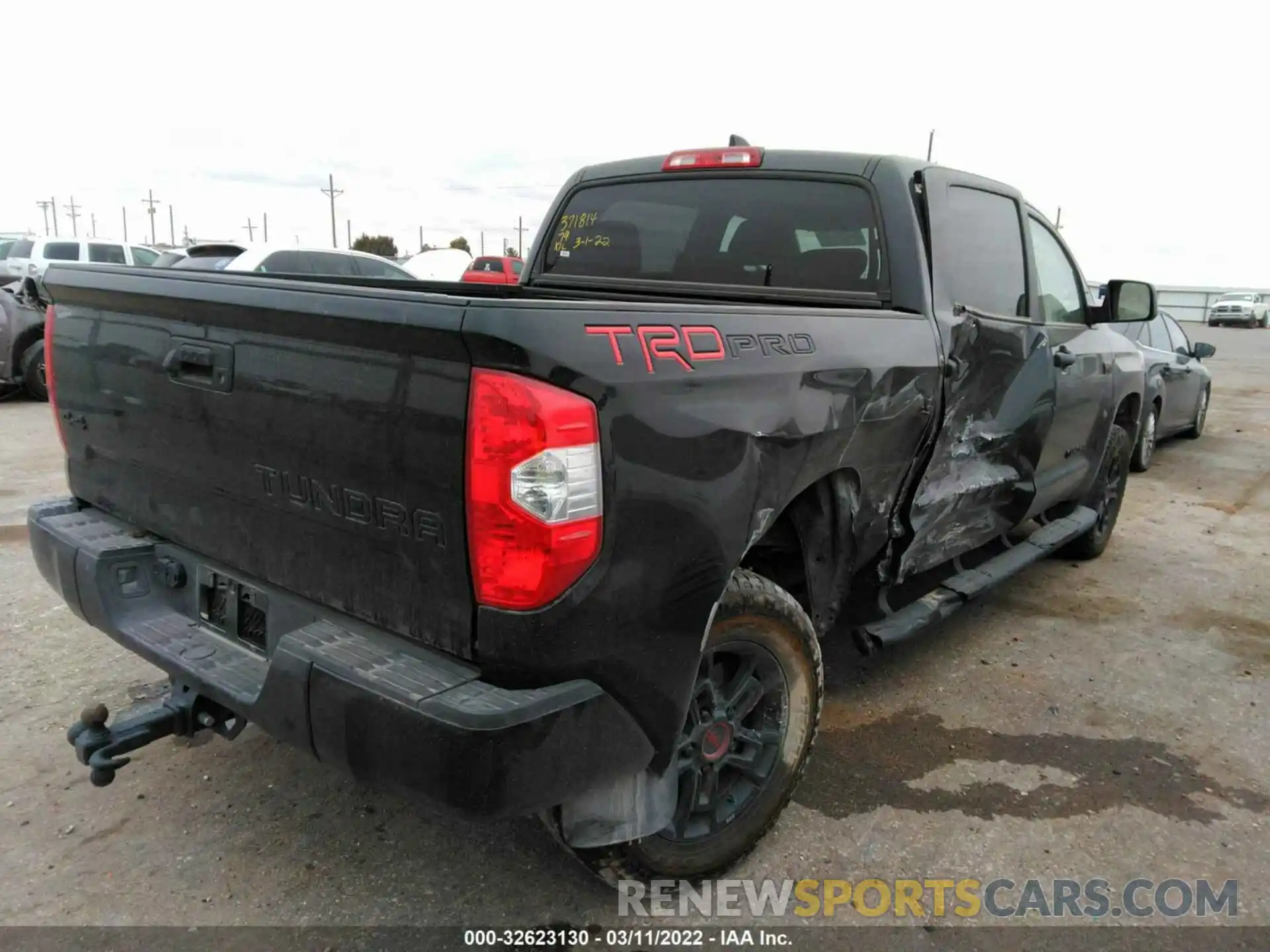 4 Фотография поврежденного автомобиля 5TFDY5F11MX998938 TOYOTA TUNDRA 4WD 2021