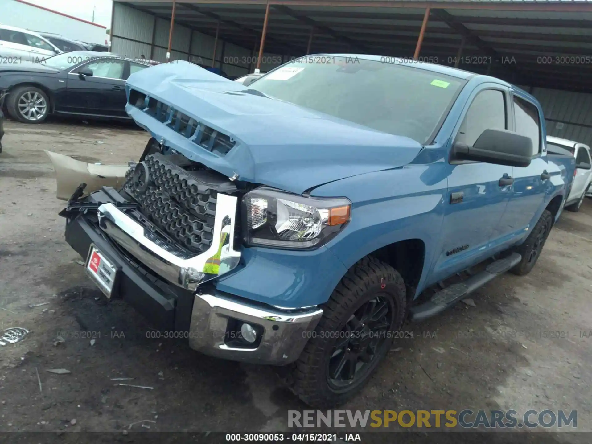 2 Photograph of a damaged car 5TFDY5F12MX005141 TOYOTA TUNDRA 4WD 2021