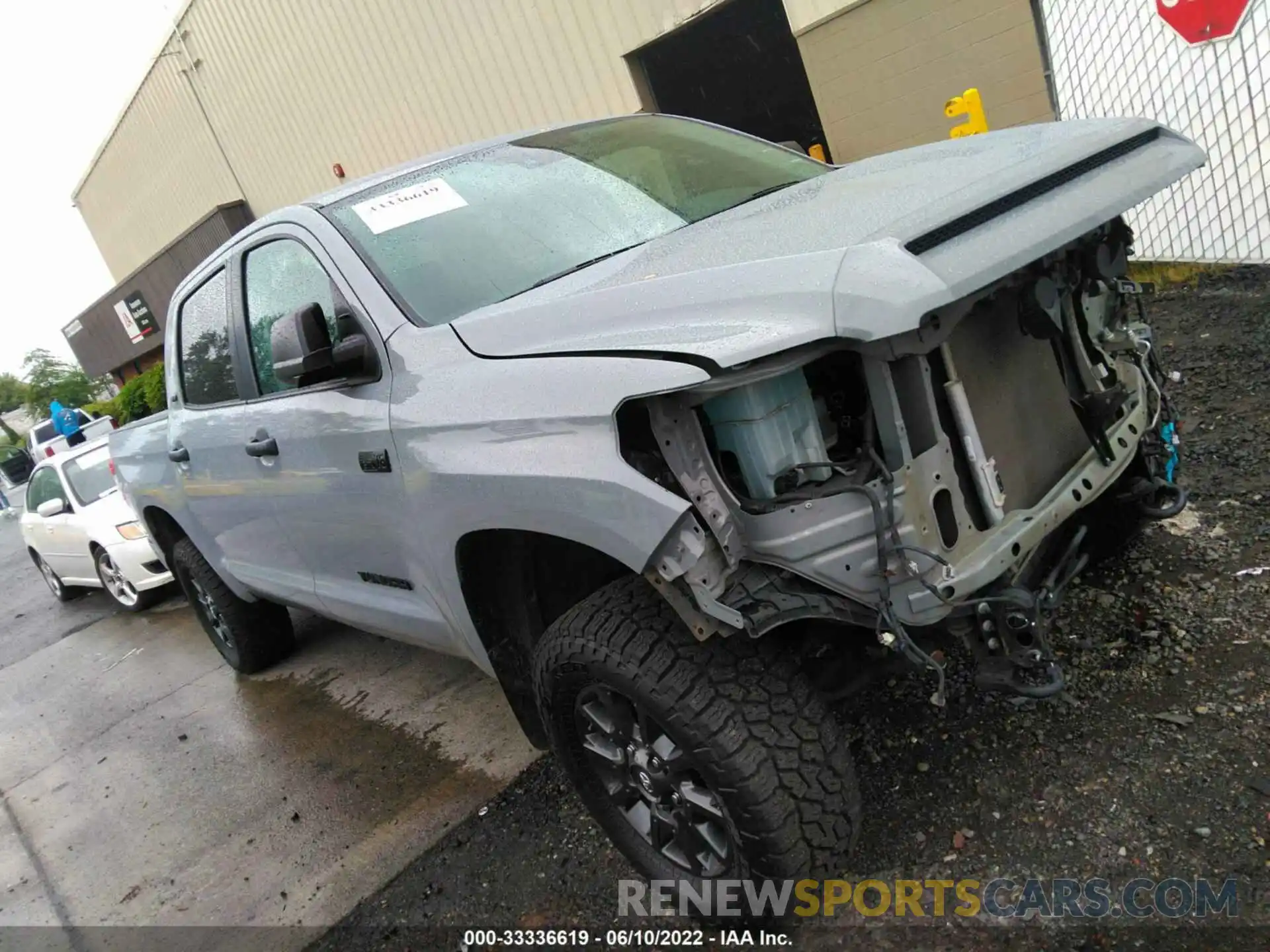 1 Photograph of a damaged car 5TFDY5F12MX014003 TOYOTA TUNDRA 4WD 2021